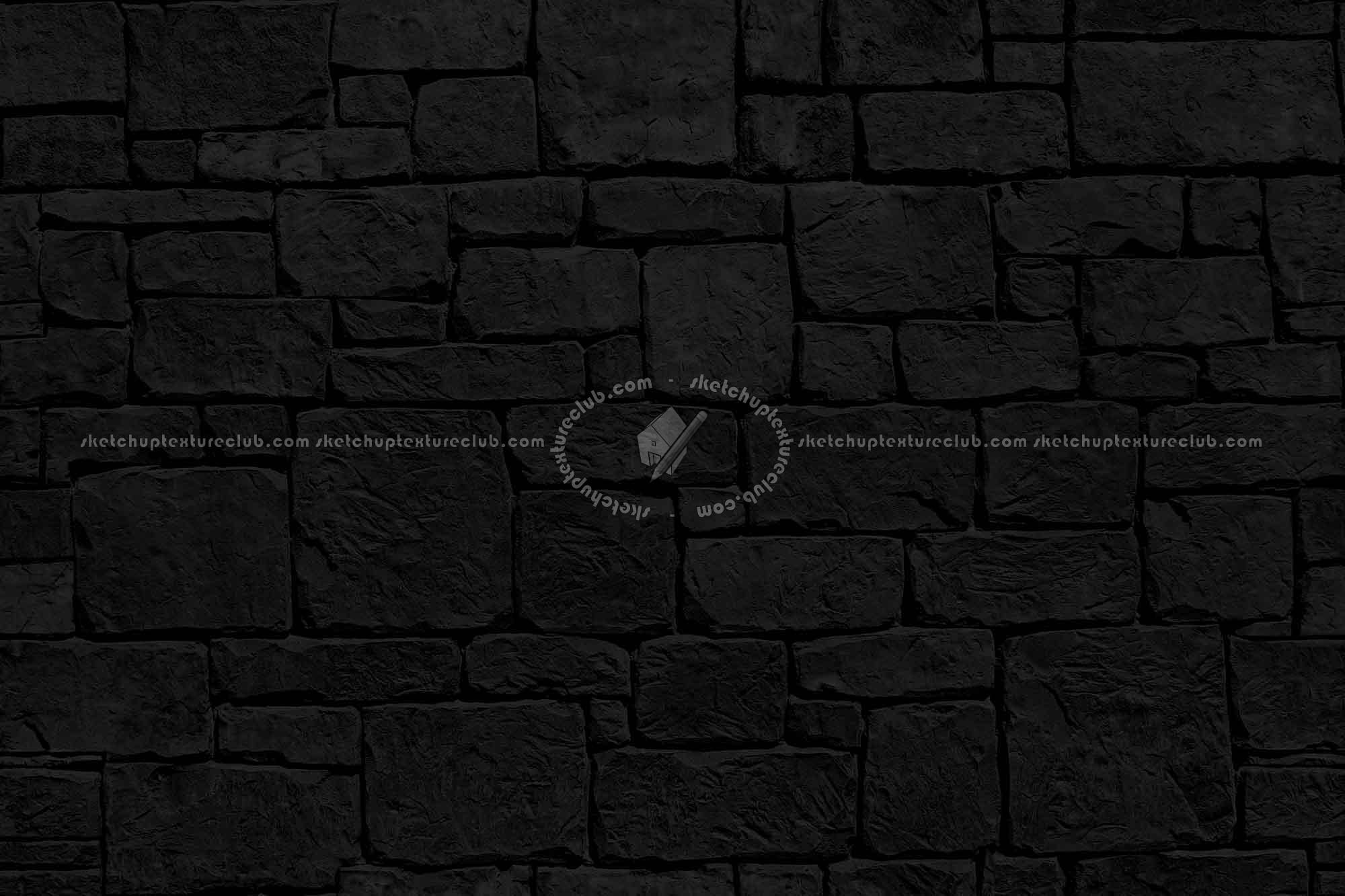 Textures   -   ARCHITECTURE   -   STONES WALLS   -   Stone blocks  - Wall stone blocks texture seamless 20494 - Specular