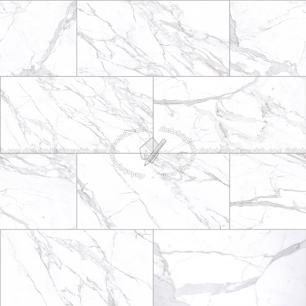 Textures - ARCHITECTURE - TILES INTERIOR - Marble tiles - White - Calacatta marble tiles PBR texture seamless 22259 (seamless)