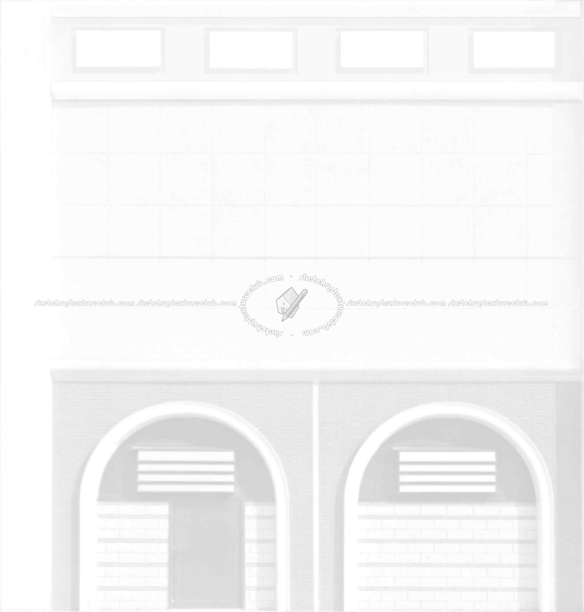 Textures   -   ARCHITECTURE   -   CONCRETE   -   Plates   -   Clean  - Concrete plates wall horizontal texture seamless 18046 - Ambient occlusion