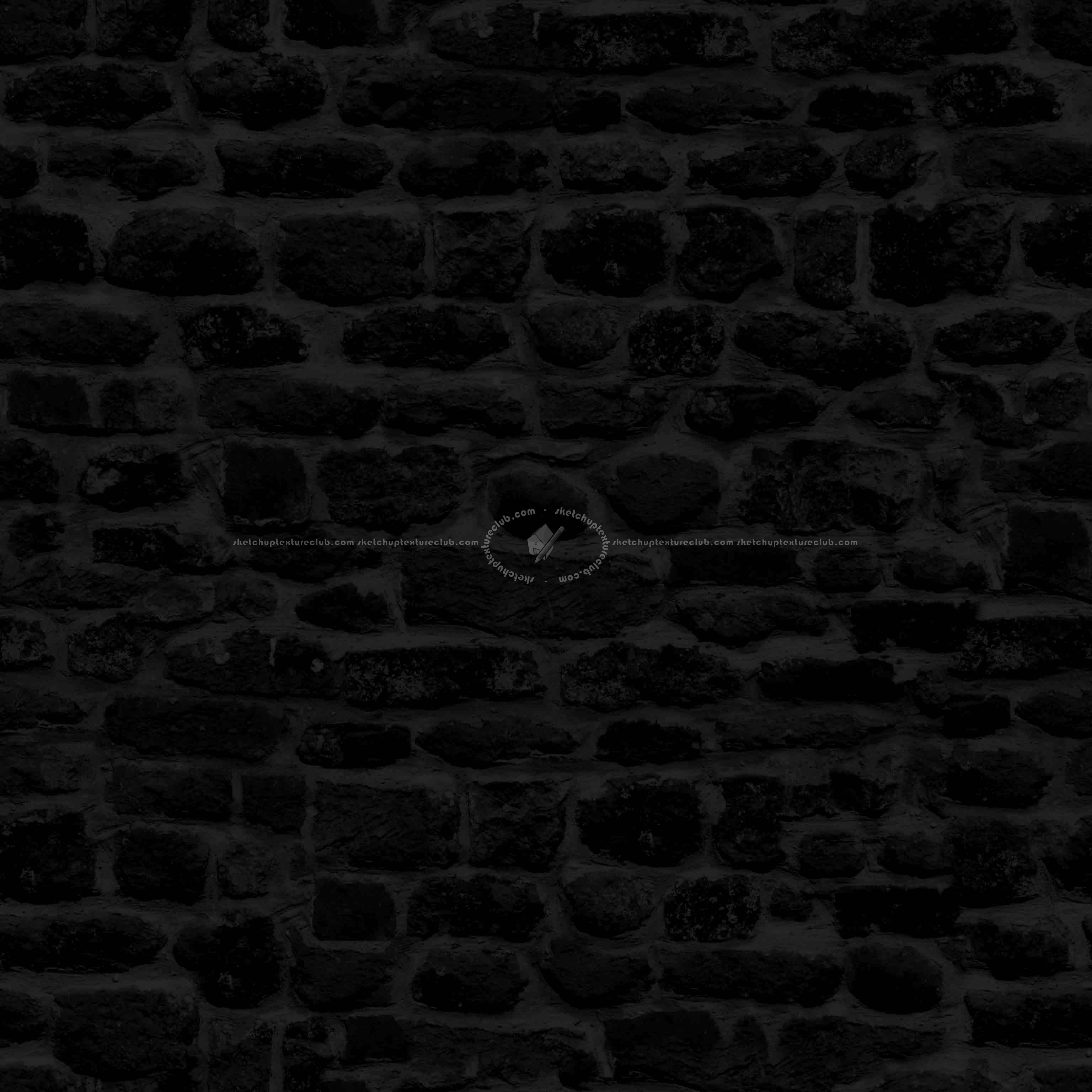 Textures   -   ARCHITECTURE   -   STONES WALLS   -   Stone walls  - Old wall stone texture seamless 08495 - Specular