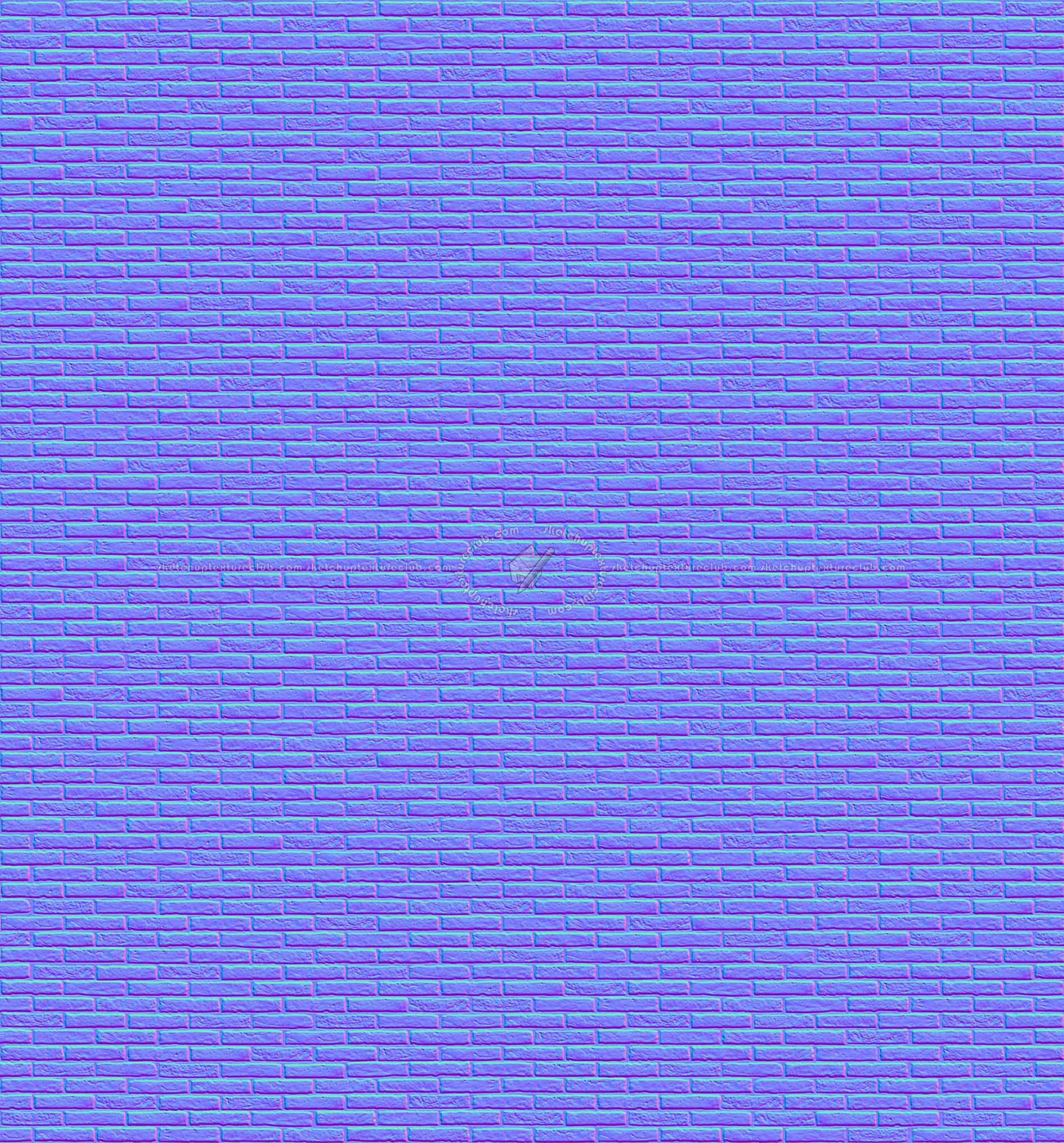 Textures   -   ARCHITECTURE   -   BRICKS   -   Facing Bricks   -   Rustic  - Rustic bricks texture seamless 17192 - Normal