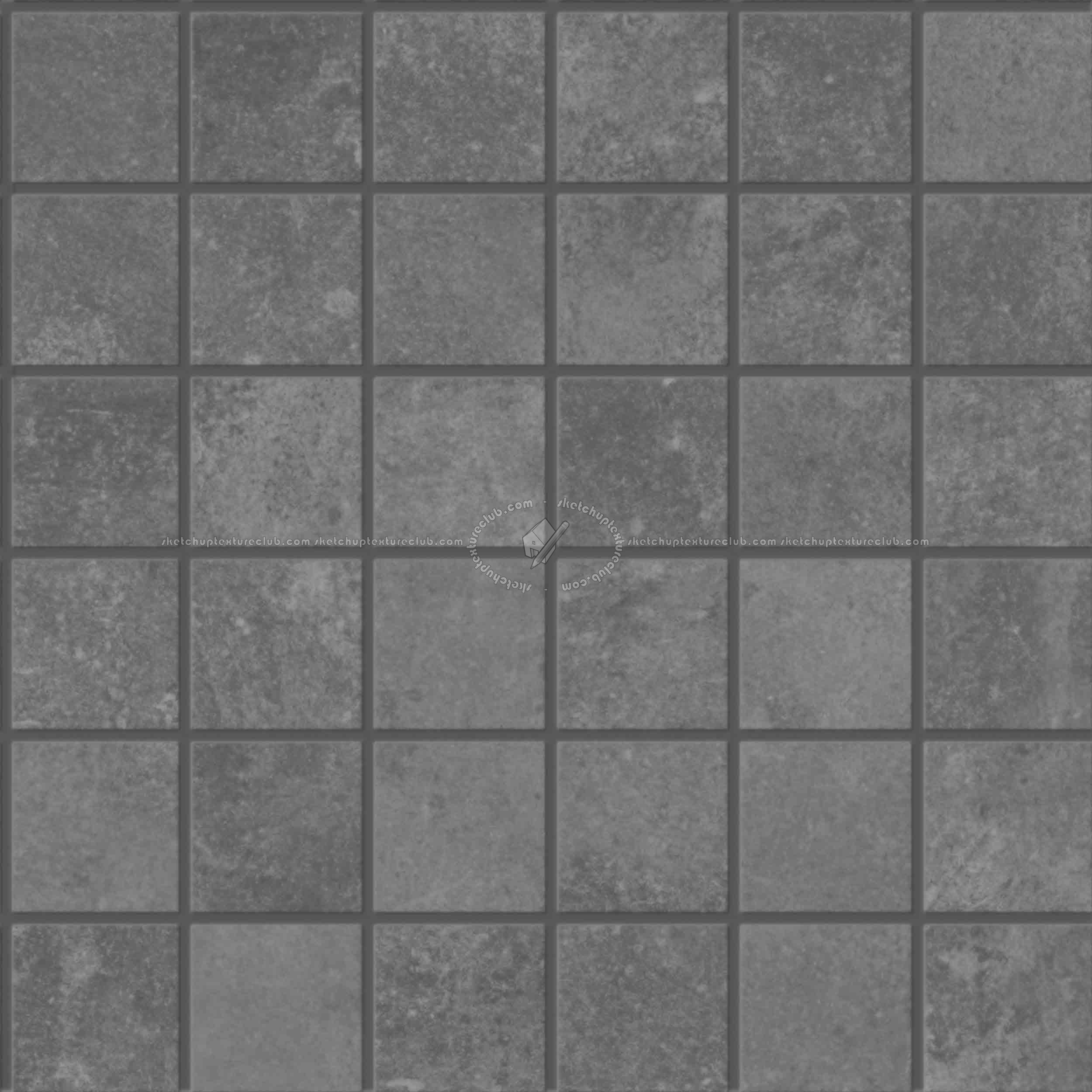 Textures   -   ARCHITECTURE   -   TILES INTERIOR   -   Cement - Encaustic   -   Cement  - Concrete mosaico tiles PBR texture seamless 21882 - Displacement