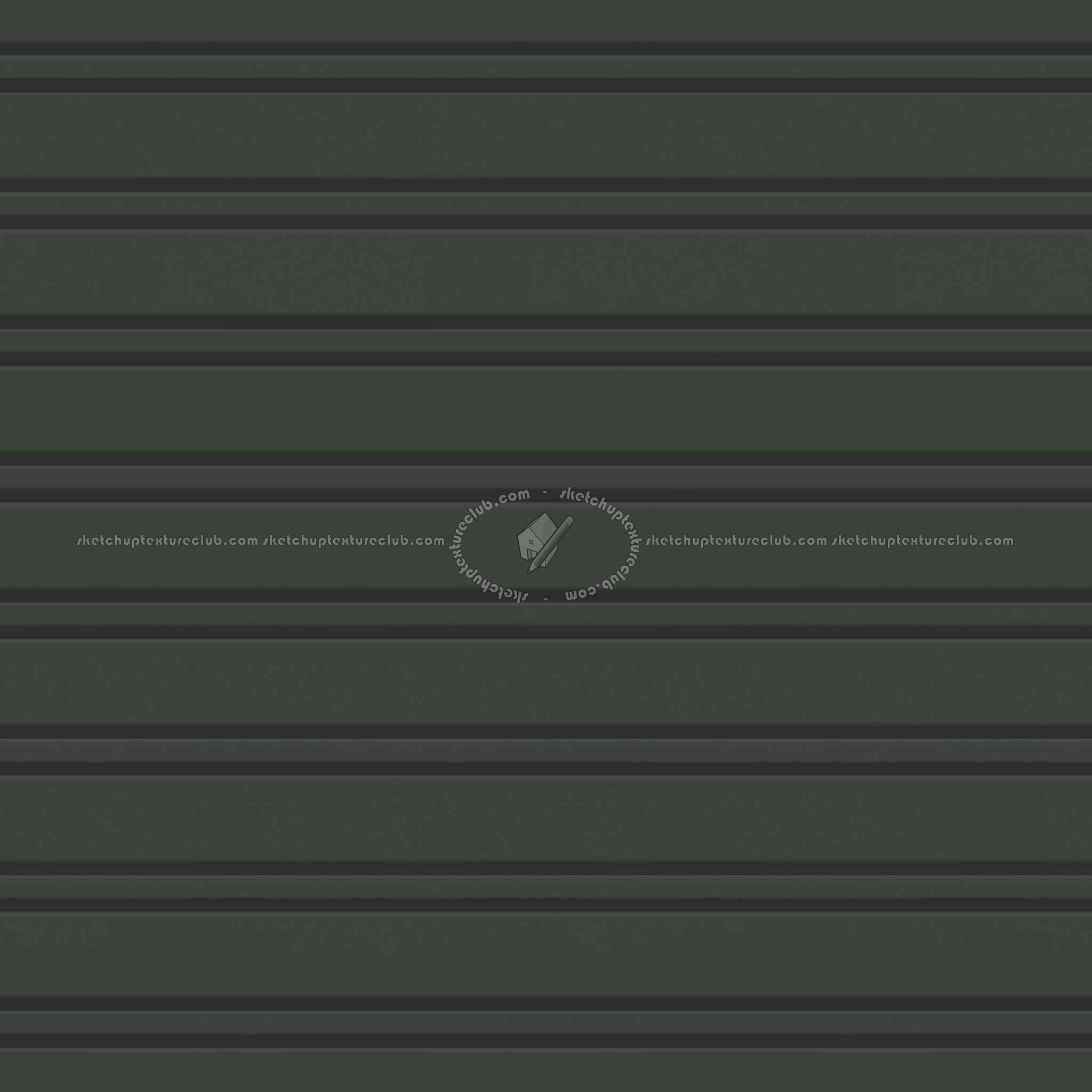 Textures   -   MATERIALS   -   METALS   -   Corrugated  - Green painted corrugated metal texture seamless 10025 - Specular