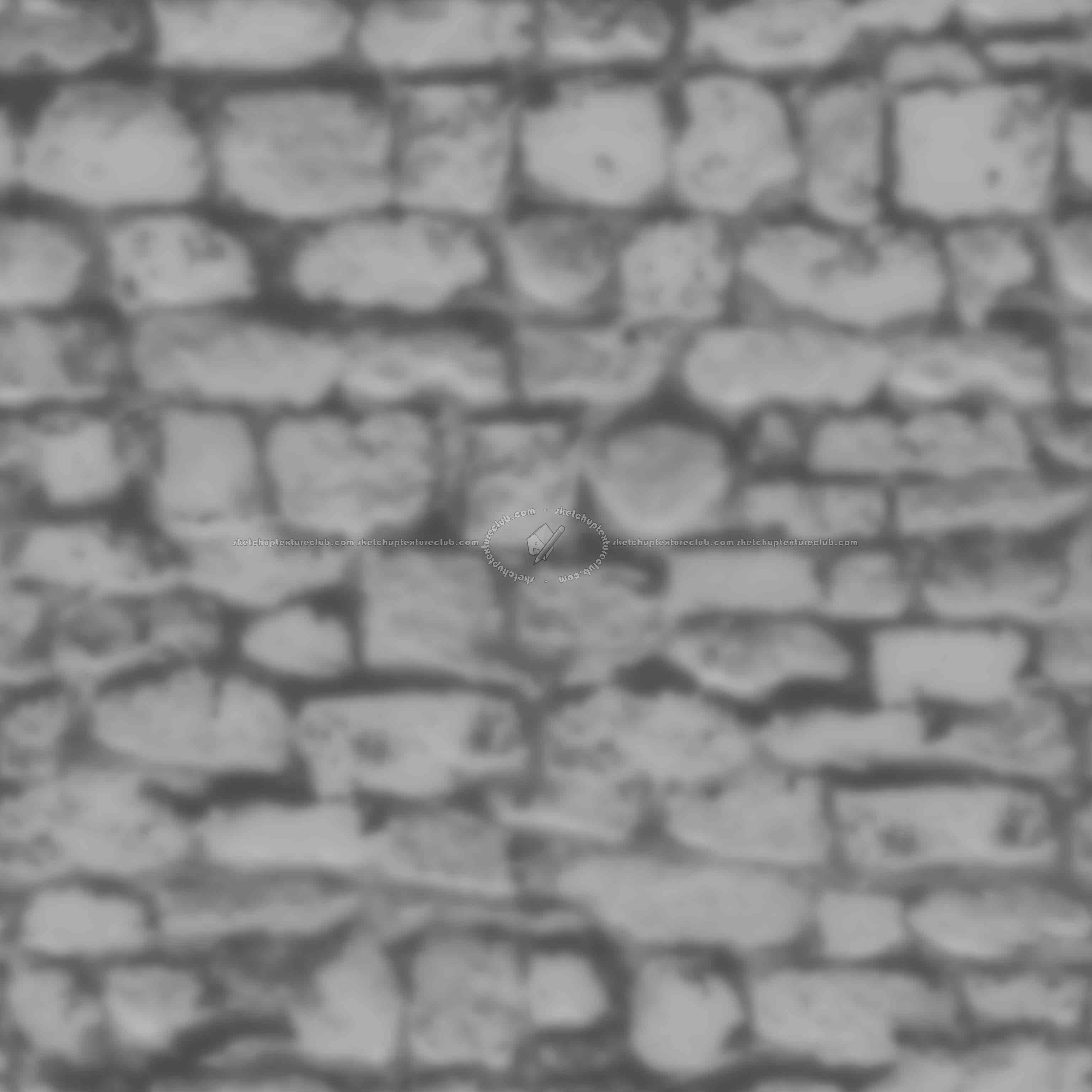 Textures   -   ARCHITECTURE   -   STONES WALLS   -   Stone walls  - Old wall stone texture seamless 08496 - Displacement