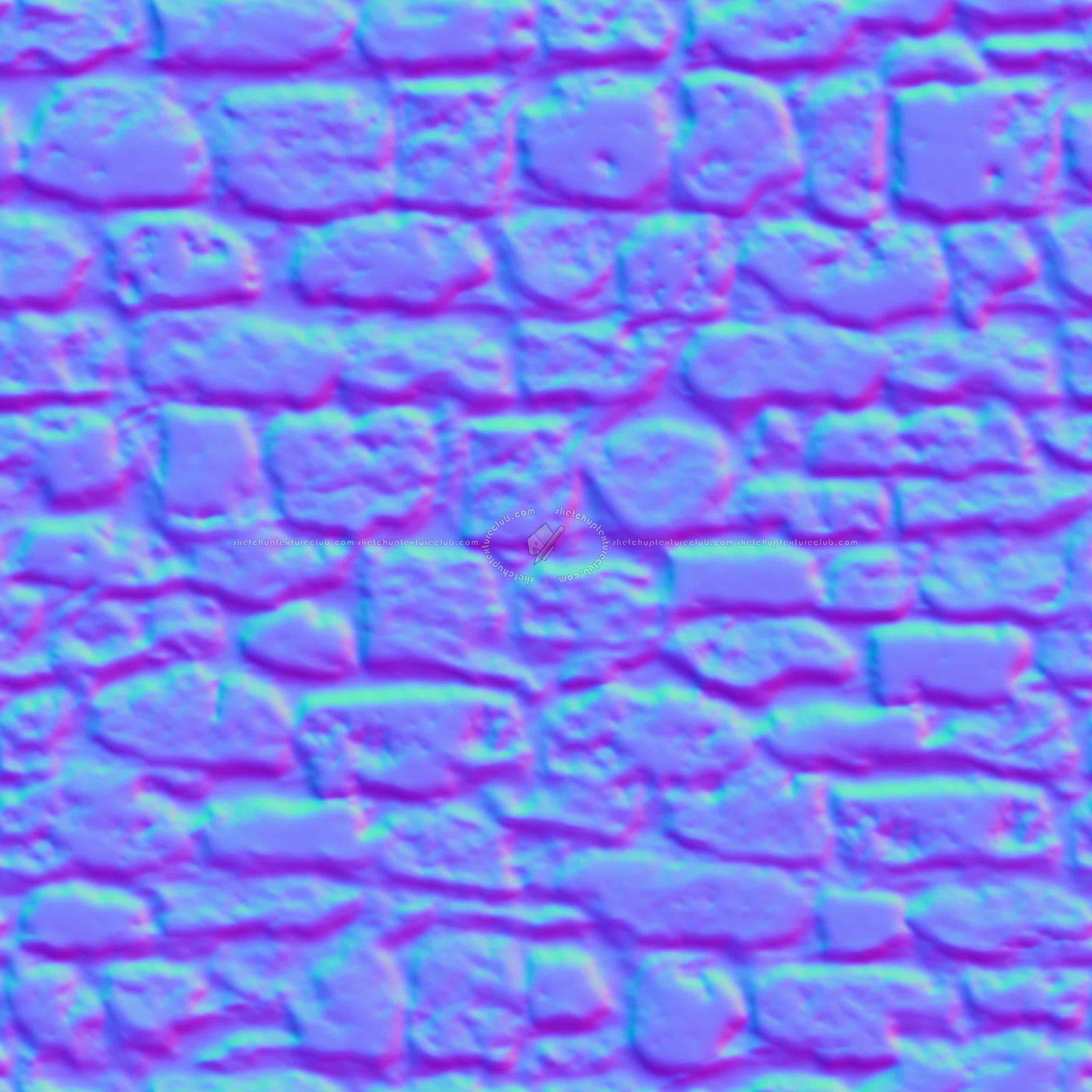 Textures   -   ARCHITECTURE   -   STONES WALLS   -   Stone walls  - Old wall stone texture seamless 08496 - Normal