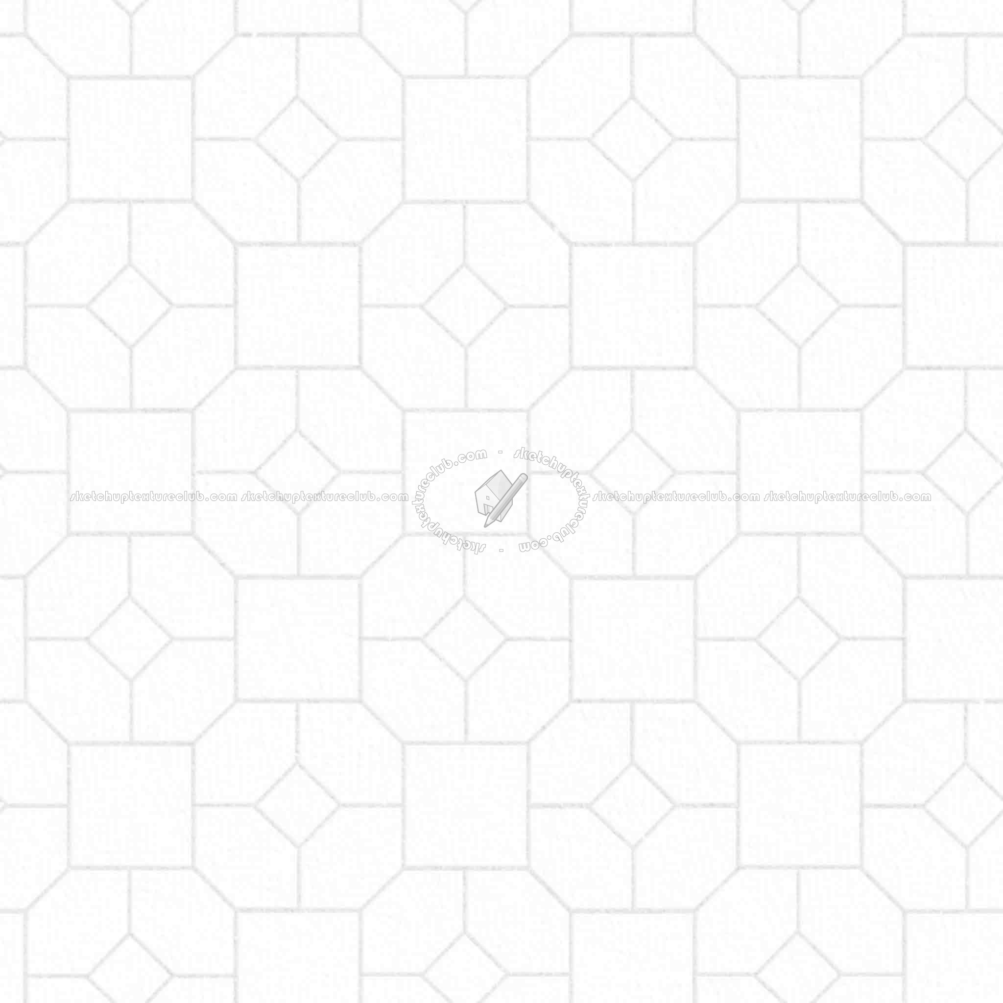 Textures   -   ARCHITECTURE   -   PAVING OUTDOOR   -   Pavers stone   -   Blocks mixed  - Pavers stone mixed size texture seamless 06194 - Ambient occlusion