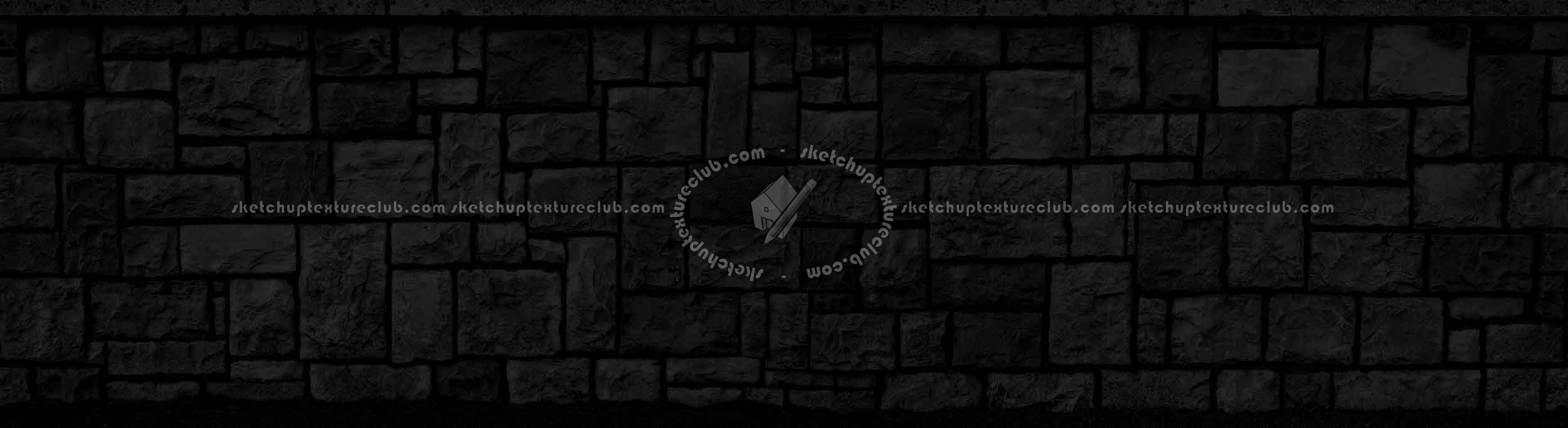 Textures   -   ARCHITECTURE   -   STONES WALLS   -   Stone blocks  - Wall stone blocks horizontal texture seamless 20546 - Specular