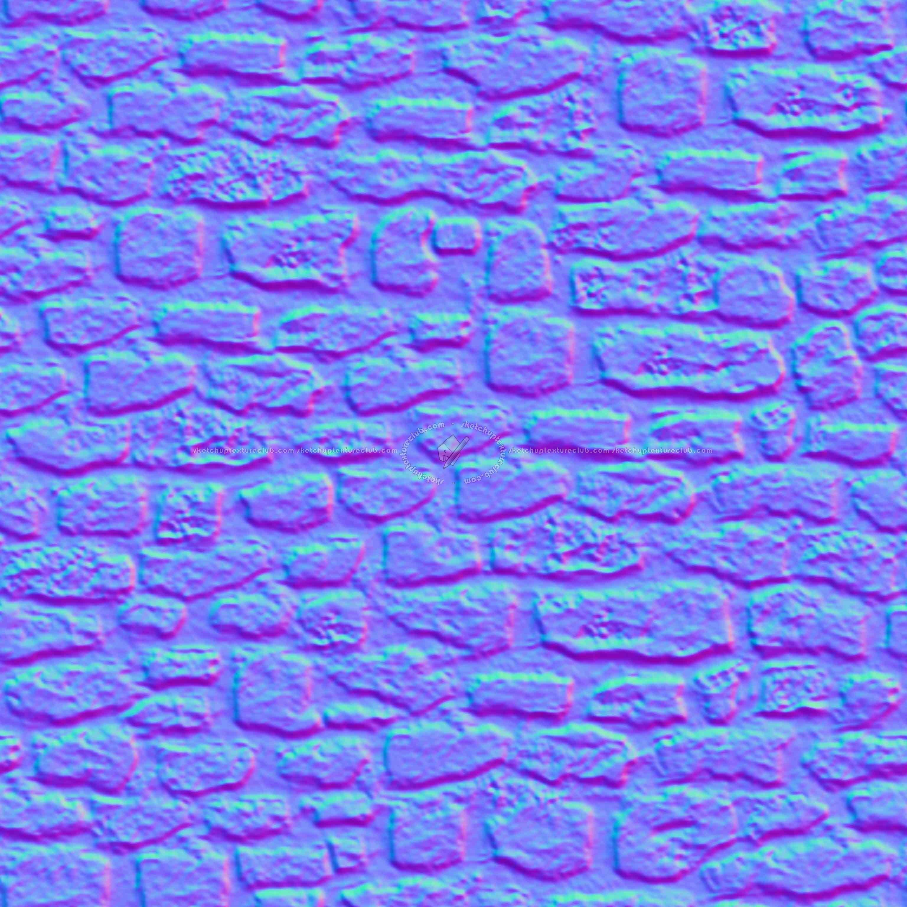 Textures   -   ARCHITECTURE   -   STONES WALLS   -   Stone walls  - Old wall stone texture seamless 08497 - Normal