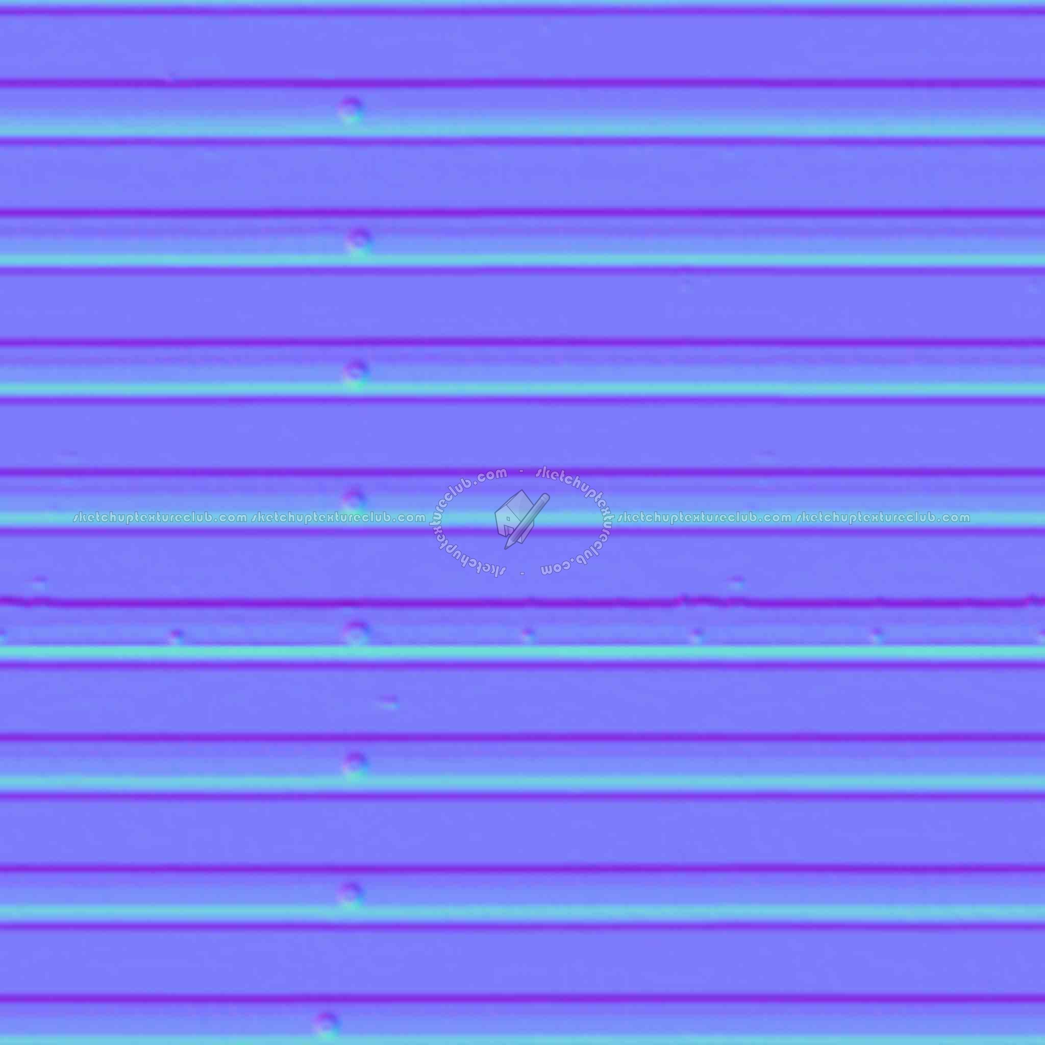 Textures   -   MATERIALS   -   METALS   -   Corrugated  - Turquoise painted corrugated metal texture seamless 10026 - Normal