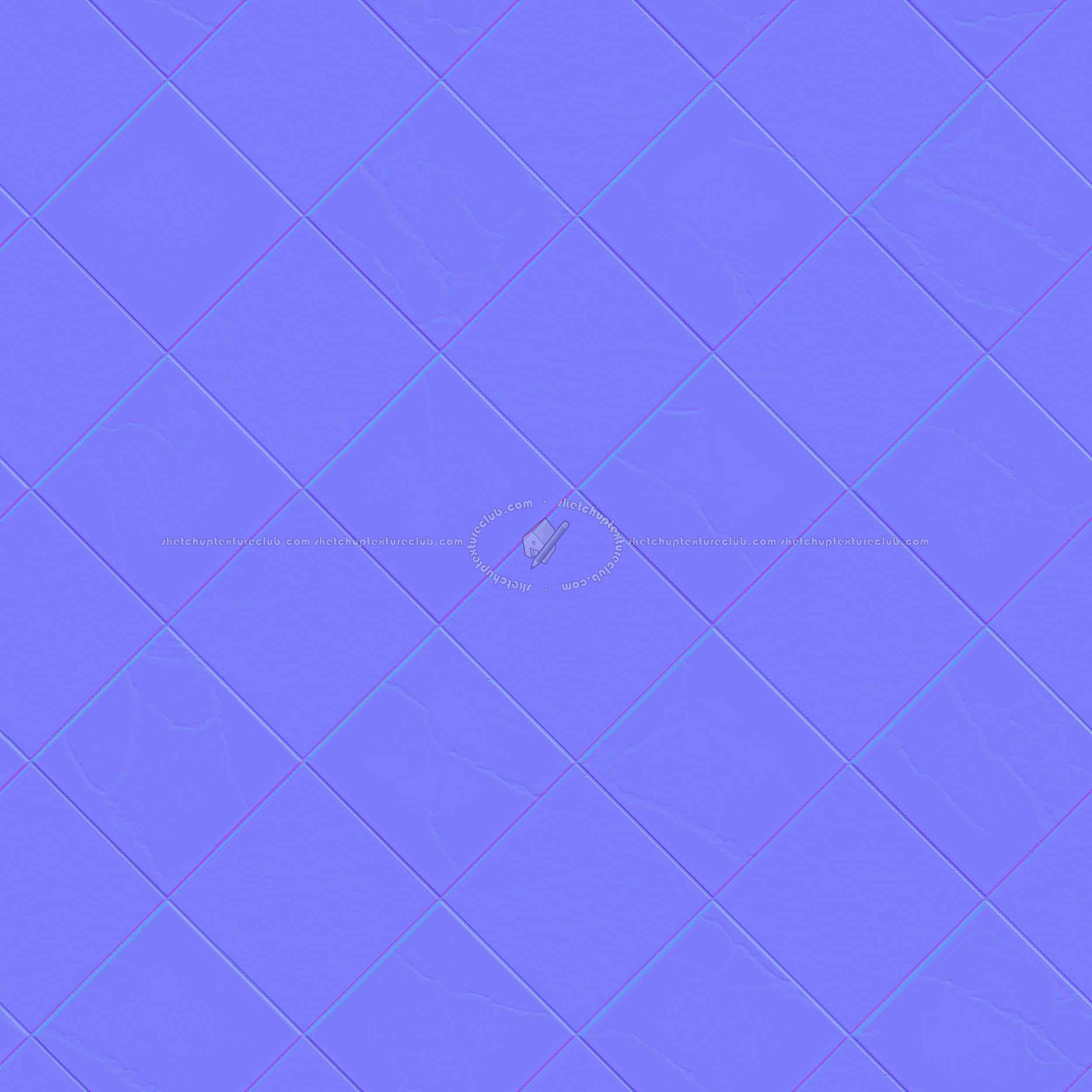 Textures   -   ARCHITECTURE   -   TILES INTERIOR   -   Marble tiles   -   Marble geometric patterns  - Black and white marble tile texture seamless 21128 - Normal