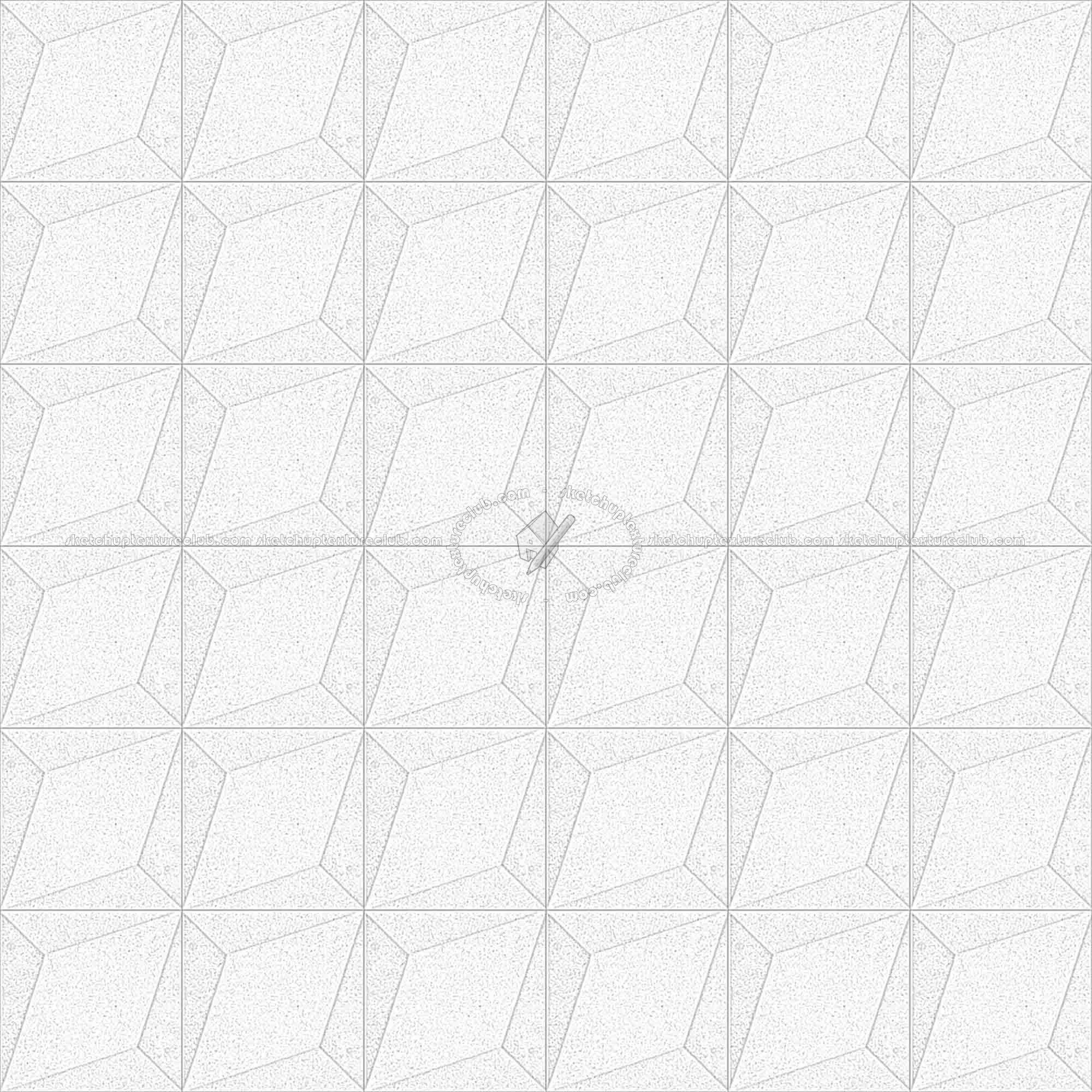 Textures   -   ARCHITECTURE   -   TILES INTERIOR   -   Cement - Encaustic   -   Cement  - Cement concrete tile texture seamless 13326 - Ambient occlusion