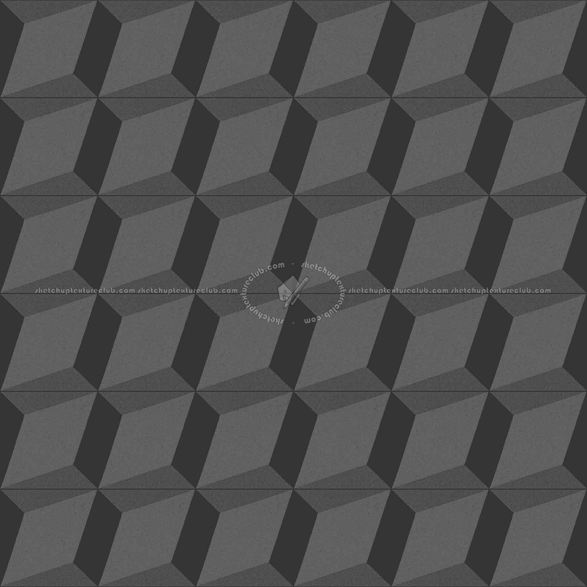 Textures   -   ARCHITECTURE   -   TILES INTERIOR   -   Cement - Encaustic   -   Cement  - Cement concrete tile texture seamless 13326 - Specular