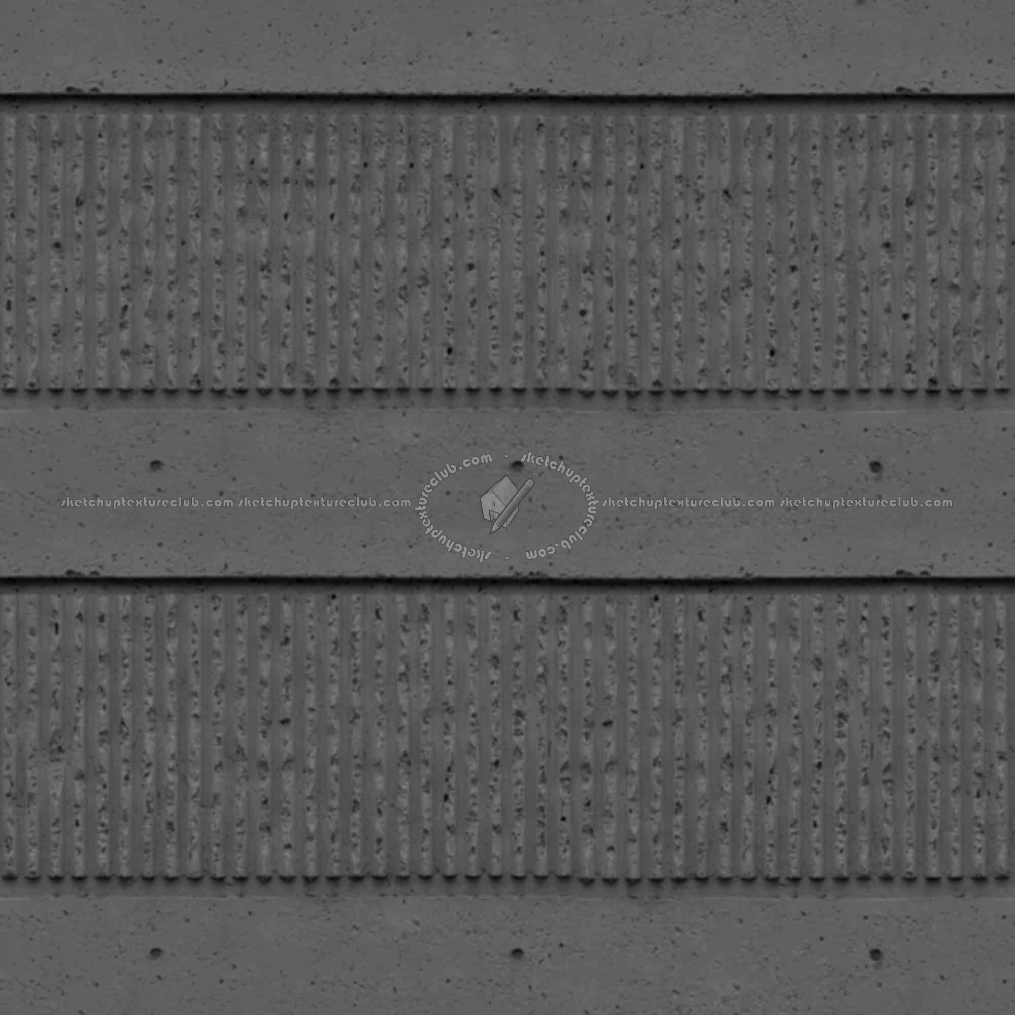 Textures   -   ARCHITECTURE   -   CONCRETE   -   Plates   -   Clean  - Concrete clean plates wall texture seamless 01633 - Displacement