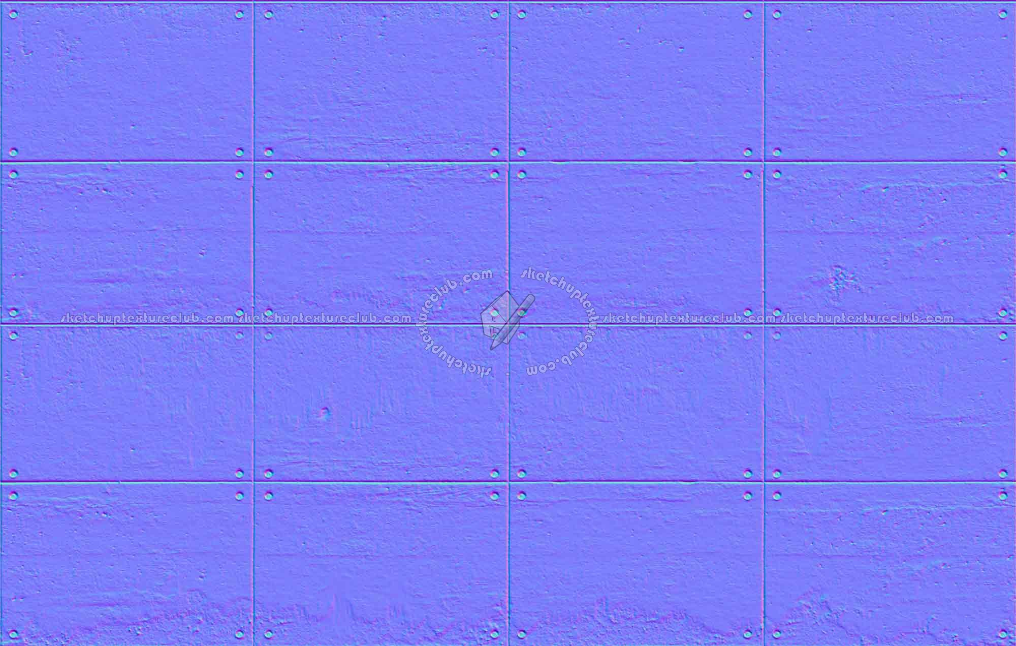 Textures   -   ARCHITECTURE   -   CONCRETE   -   Plates   -   Dirty  - Concrete dirt plates wall texture seamless 01721 - Normal