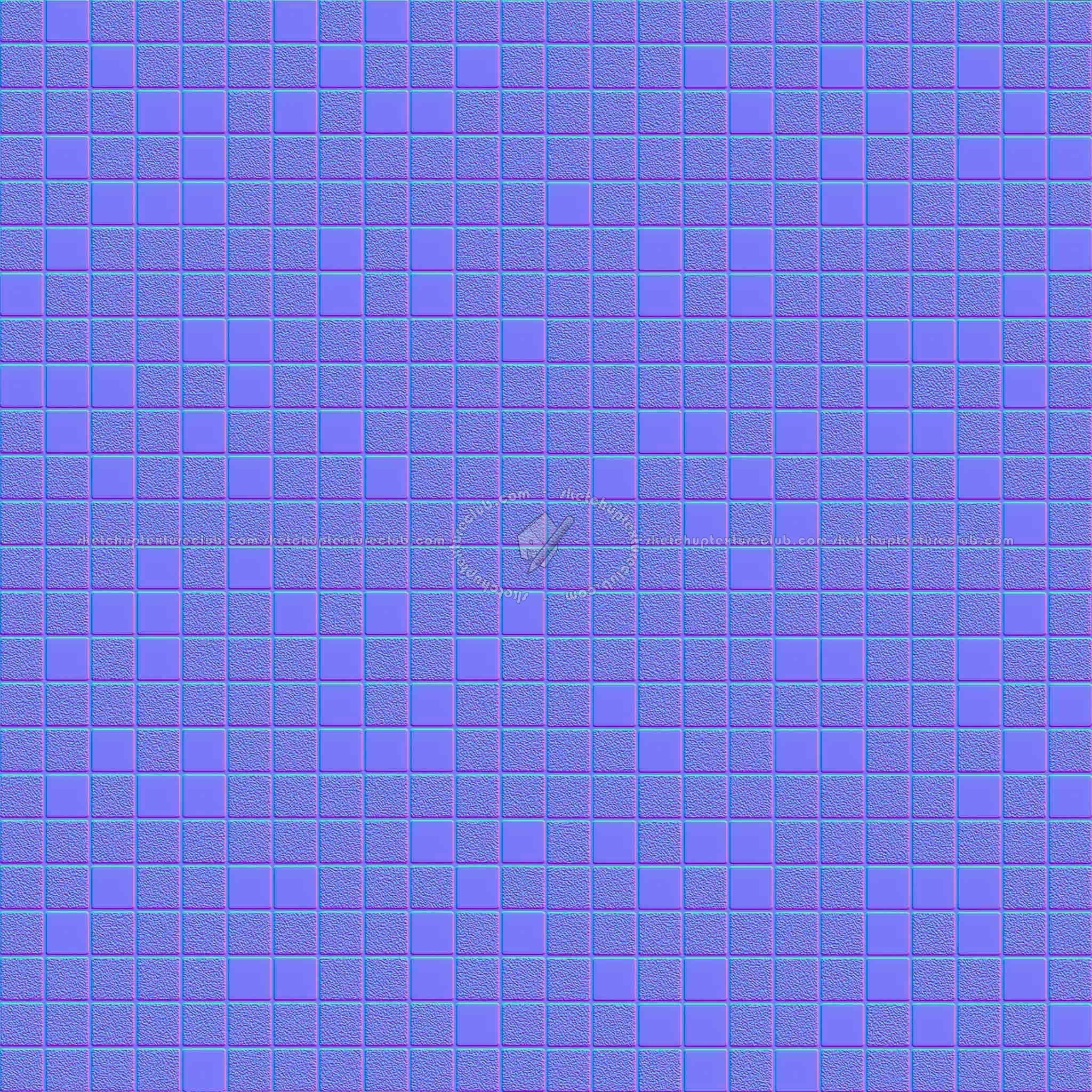 Textures   -   ARCHITECTURE   -   TILES INTERIOR   -   Mosaico   -   Classic format   -   Multicolor  - Mosaico multicolor tiles texture seamless 14977 - Normal