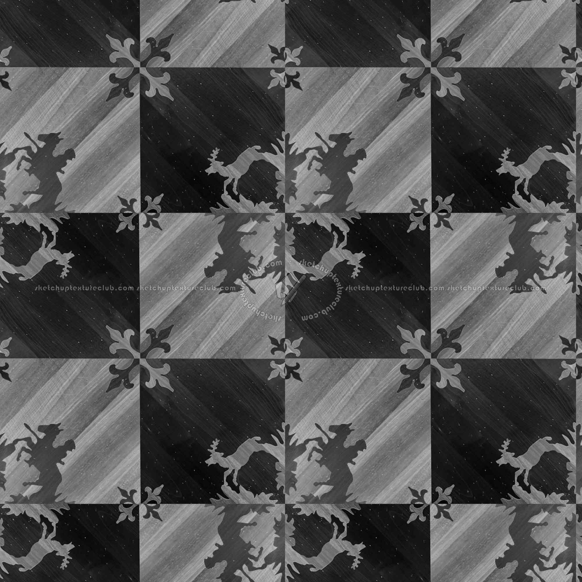 Textures   -   ARCHITECTURE   -   WOOD FLOORS   -   Geometric pattern  - Parquet geometric pattern texture seamless 04732 - Specular