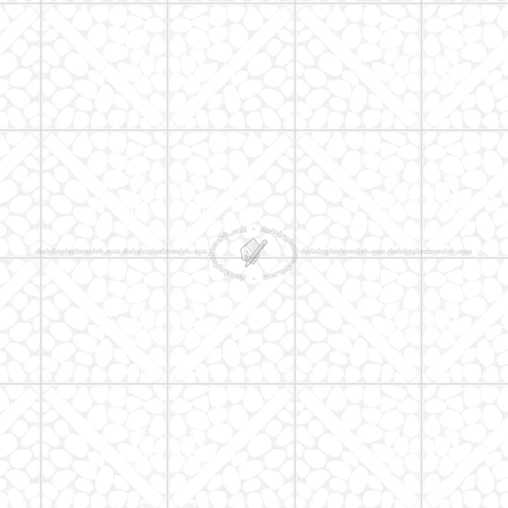 Textures   -   ARCHITECTURE   -   PAVING OUTDOOR   -   Pavers stone   -   Blocks mixed  - Pavers stone mixed size texture seamless 06098 - Ambient occlusion