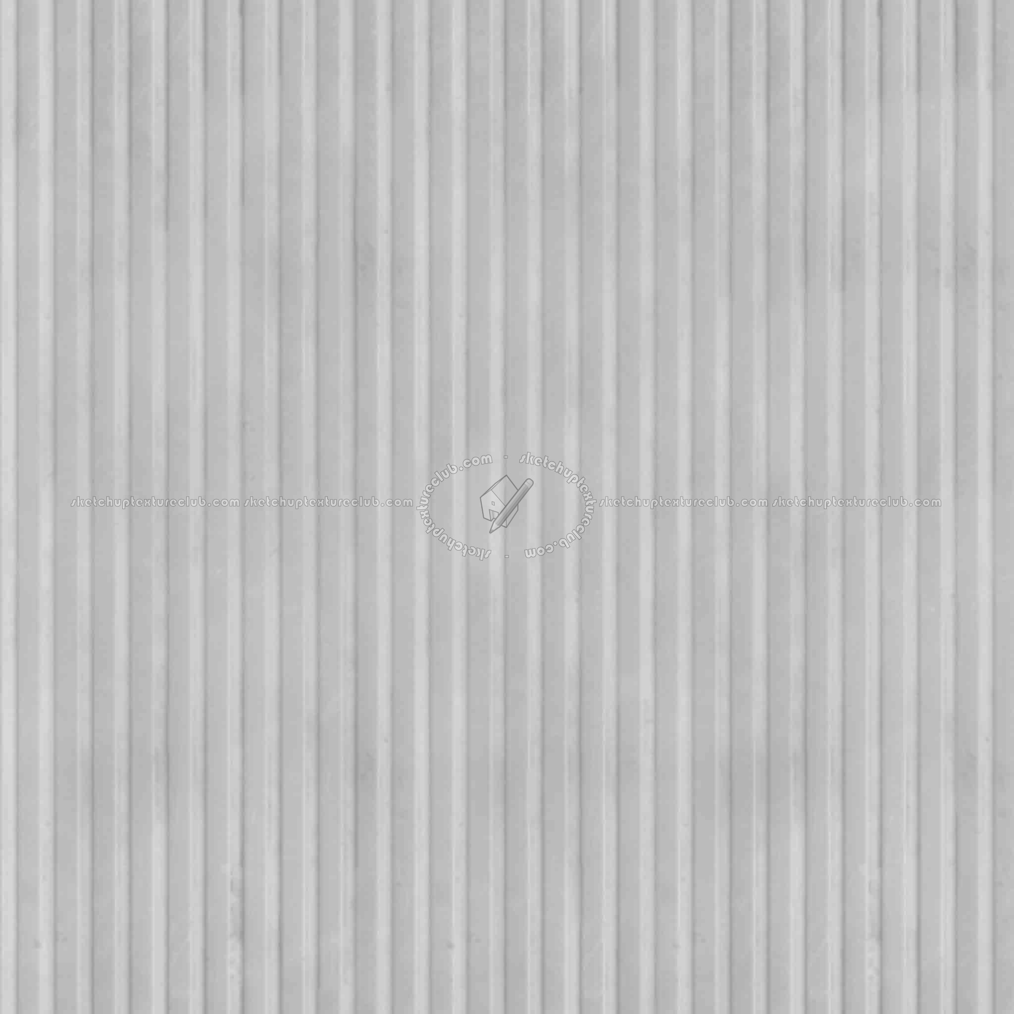 Textures   -   MATERIALS   -   METALS   -   Corrugated  - Rusted corrugated metal texture seamless 09928 - Displacement