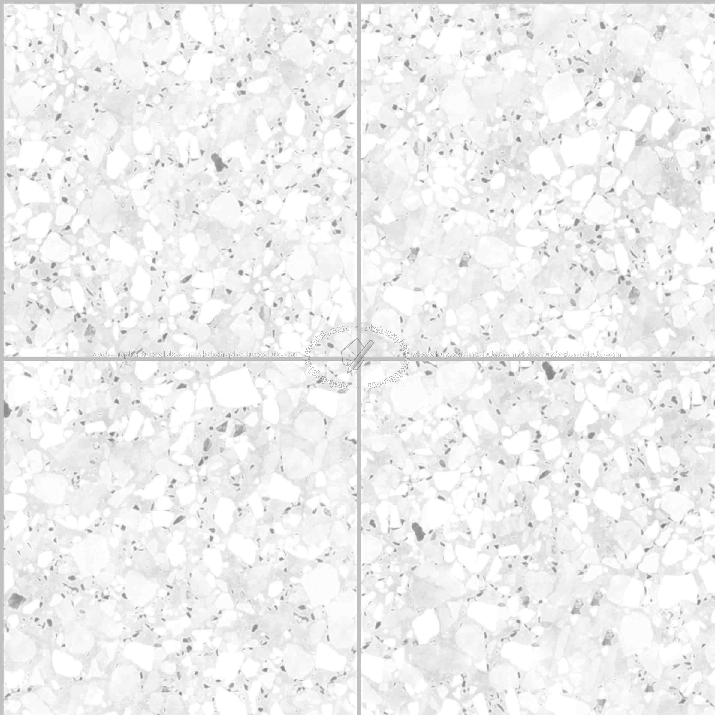 Textures   -   ARCHITECTURE   -   TILES INTERIOR   -   Terrazzo  - terrazzo floor tile PBR texture seamless 21494 - Ambient occlusion