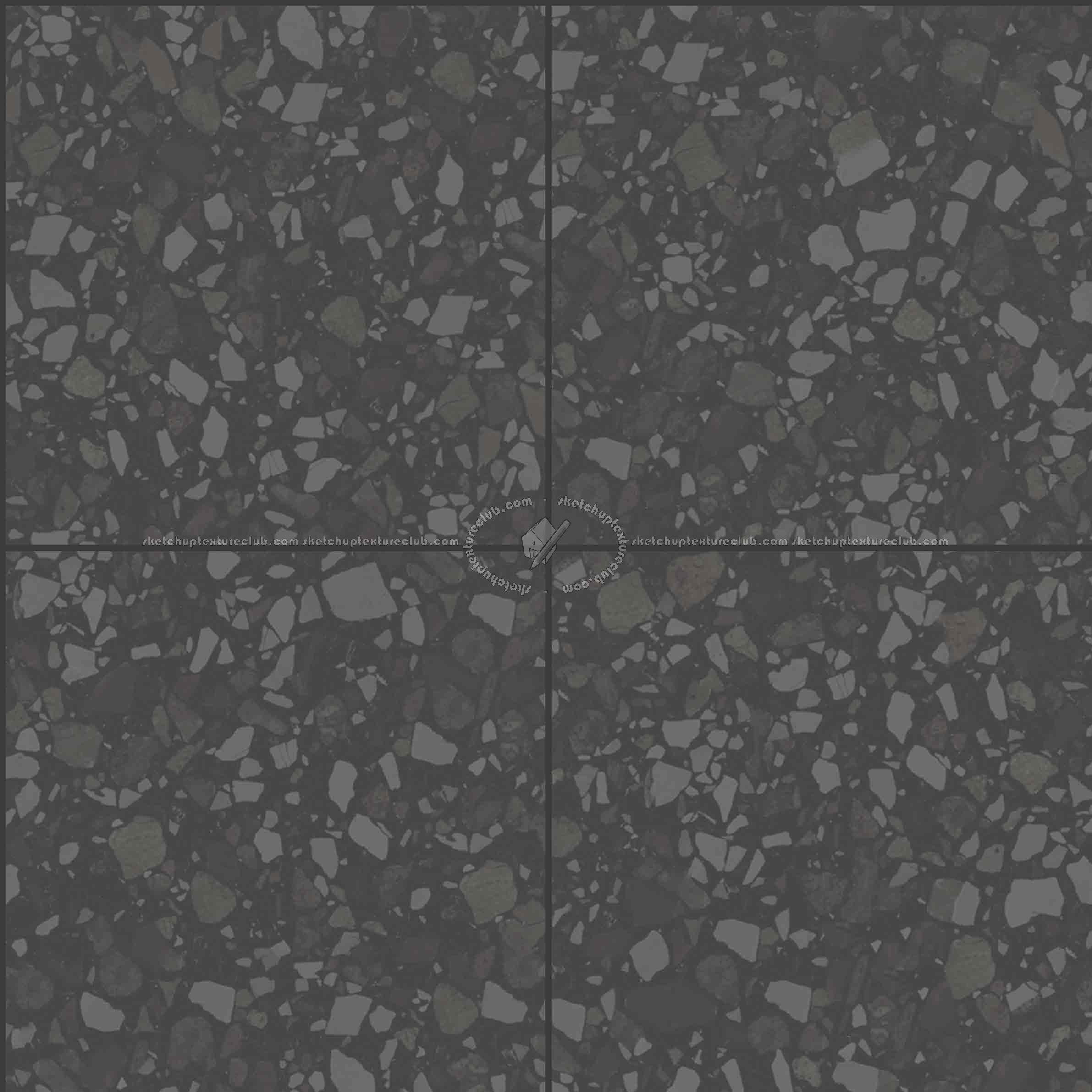 Textures   -   ARCHITECTURE   -   TILES INTERIOR   -   Terrazzo  - terrazzo floor tile PBR texture seamless 21494 - Specular