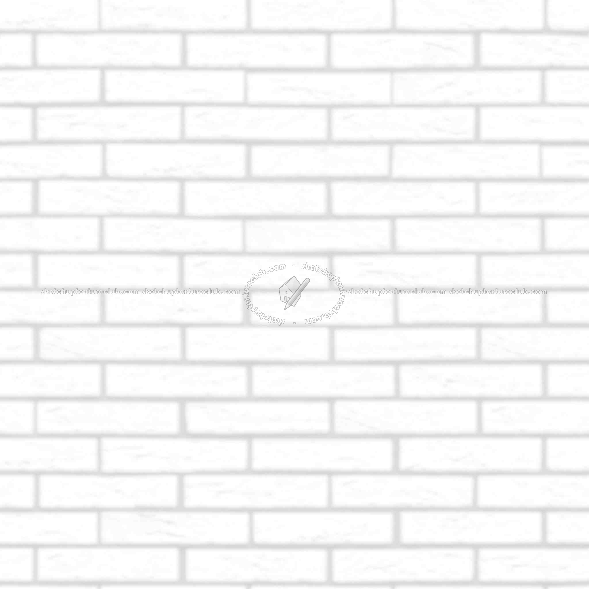 Textures   -   ARCHITECTURE   -   BRICKS   -   White Bricks  - White bricks texture seamless 00500 - Ambient occlusion