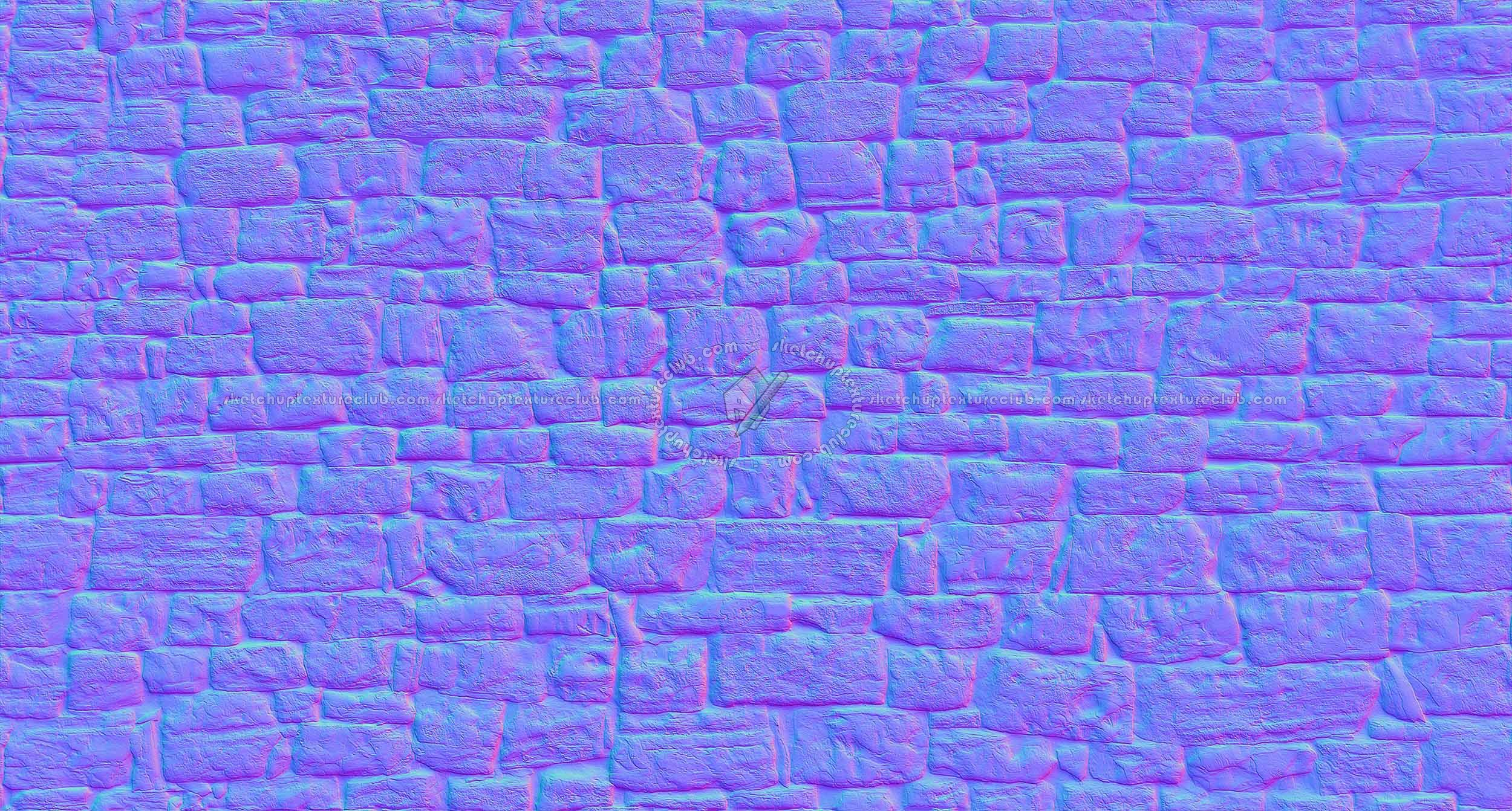 Textures   -   ARCHITECTURE   -   STONES WALLS   -   Stone blocks  - Wall stone blocks texture seamless 20782 - Normal
