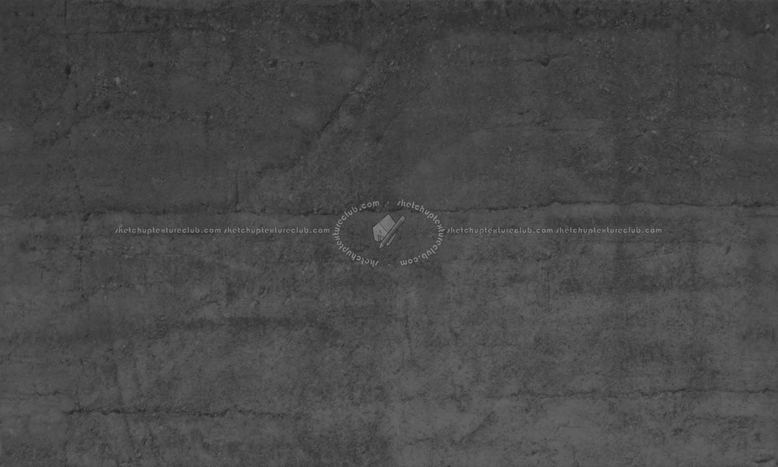 Textures - ARCHITECTURE - CONCRETE - Plates - Dirty - Concrete dirt plates wall texture horizontal seamless 18656 - Displacement