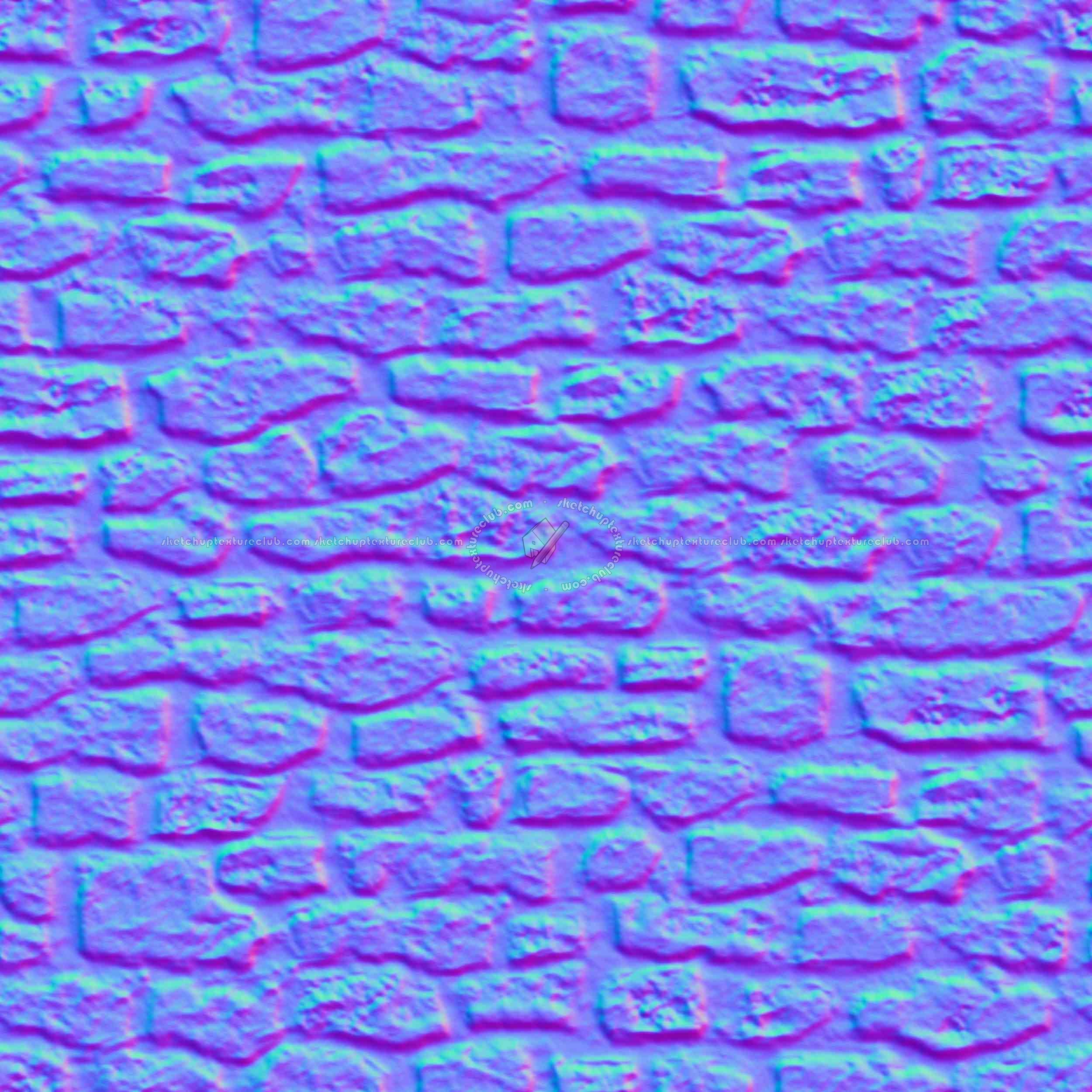 Textures   -   ARCHITECTURE   -   STONES WALLS   -   Stone walls  - Old wall stone texture seamless 08499 - Normal