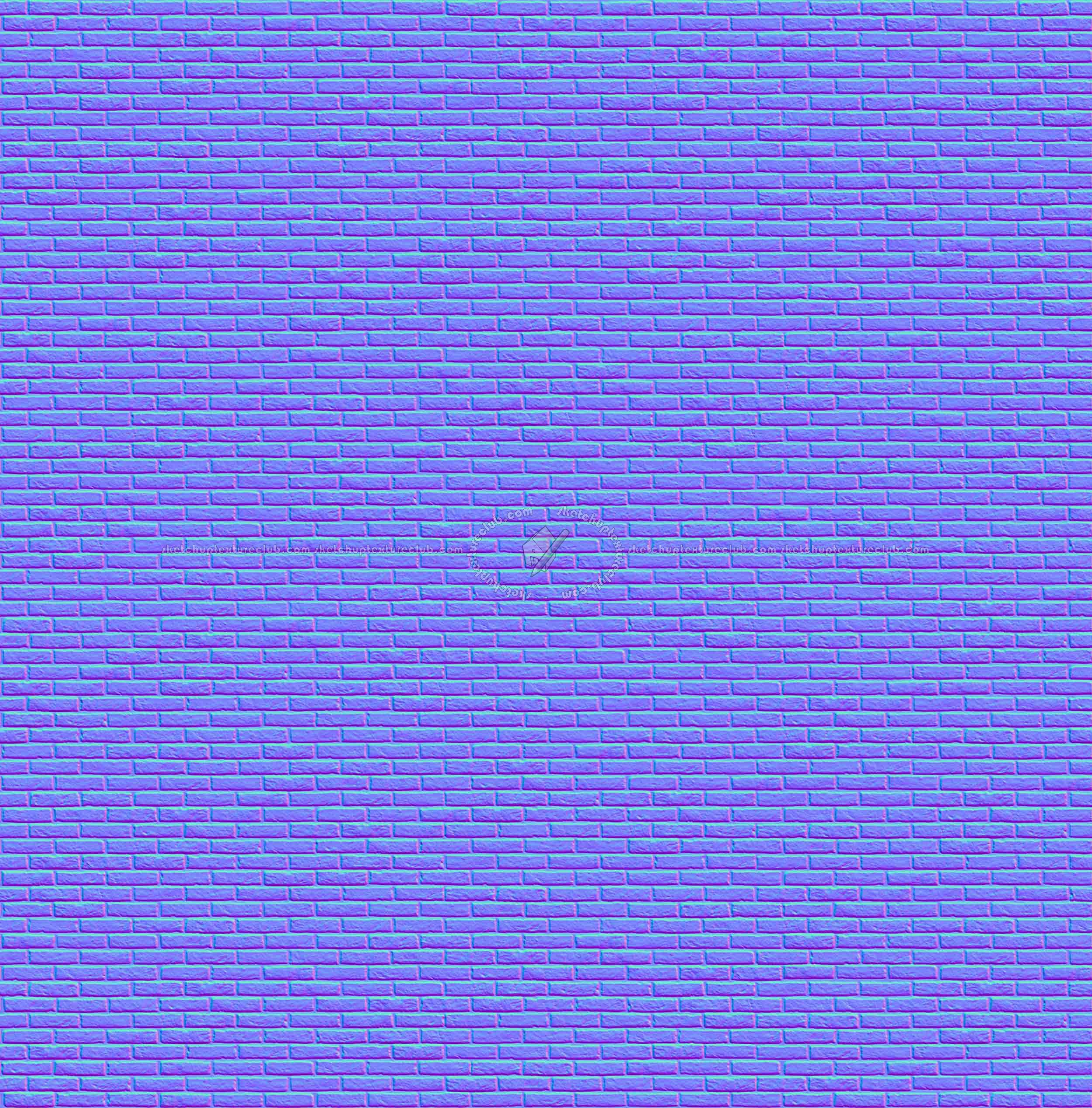 Textures   -   ARCHITECTURE   -   BRICKS   -   Facing Bricks   -   Rustic  - Rustic bricks texture seamless 17196 - Normal