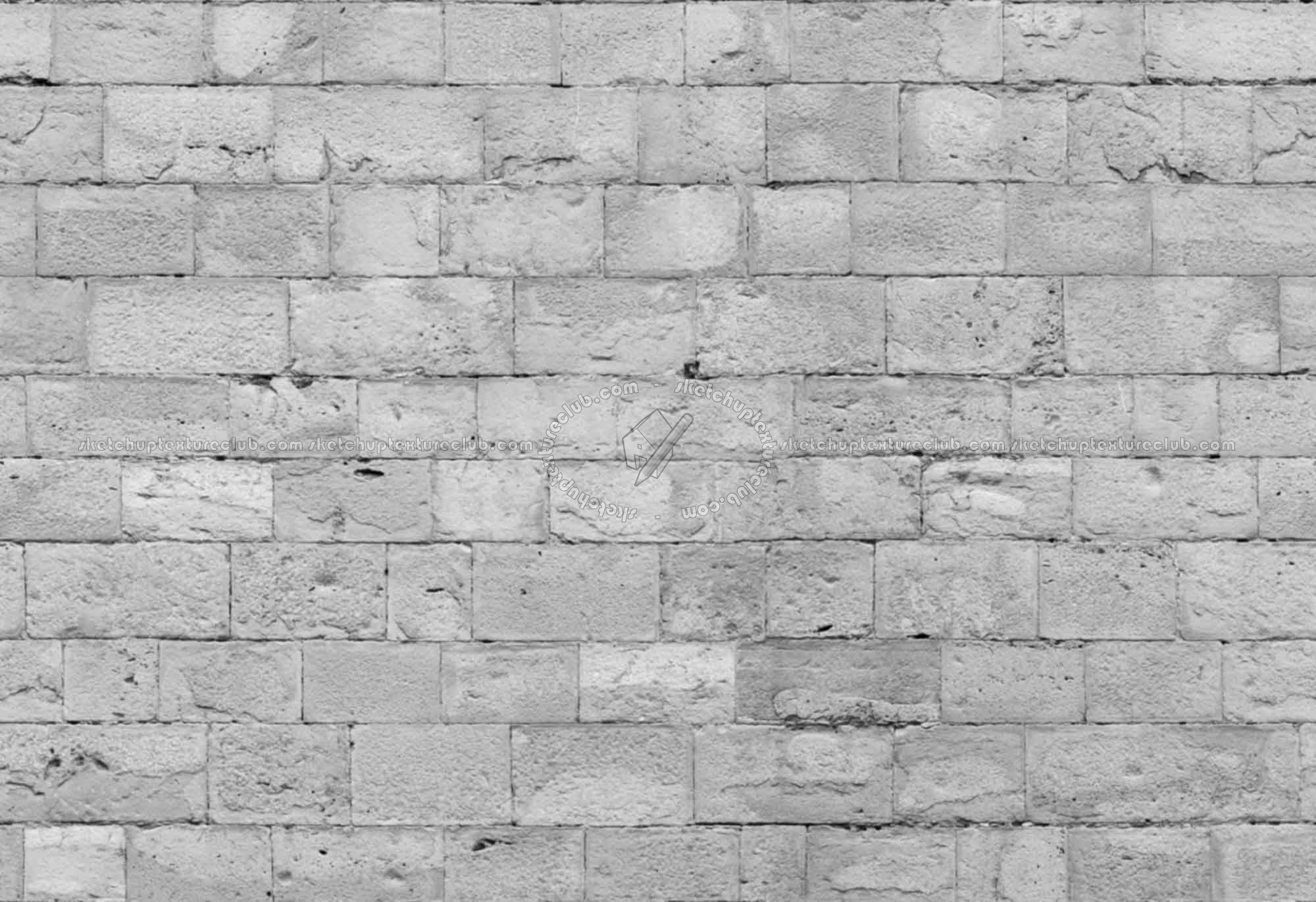 Textures   -   ARCHITECTURE   -   STONES WALLS   -   Stone blocks  - Wall stone blocks texture seamless 20846 - Bump