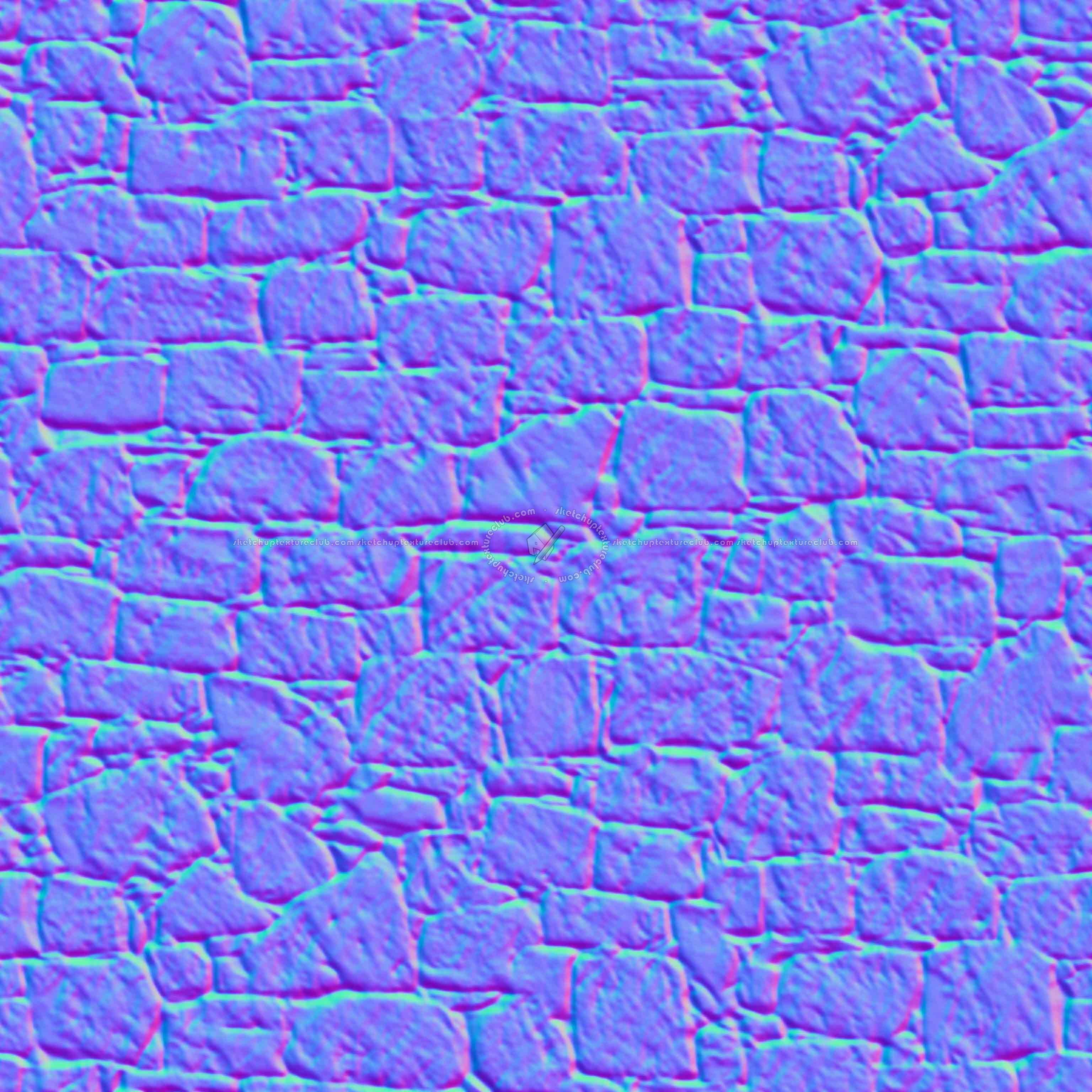 Textures   -   ARCHITECTURE   -   STONES WALLS   -   Stone walls  - Old wall stone texture seamless 08500 - Normal