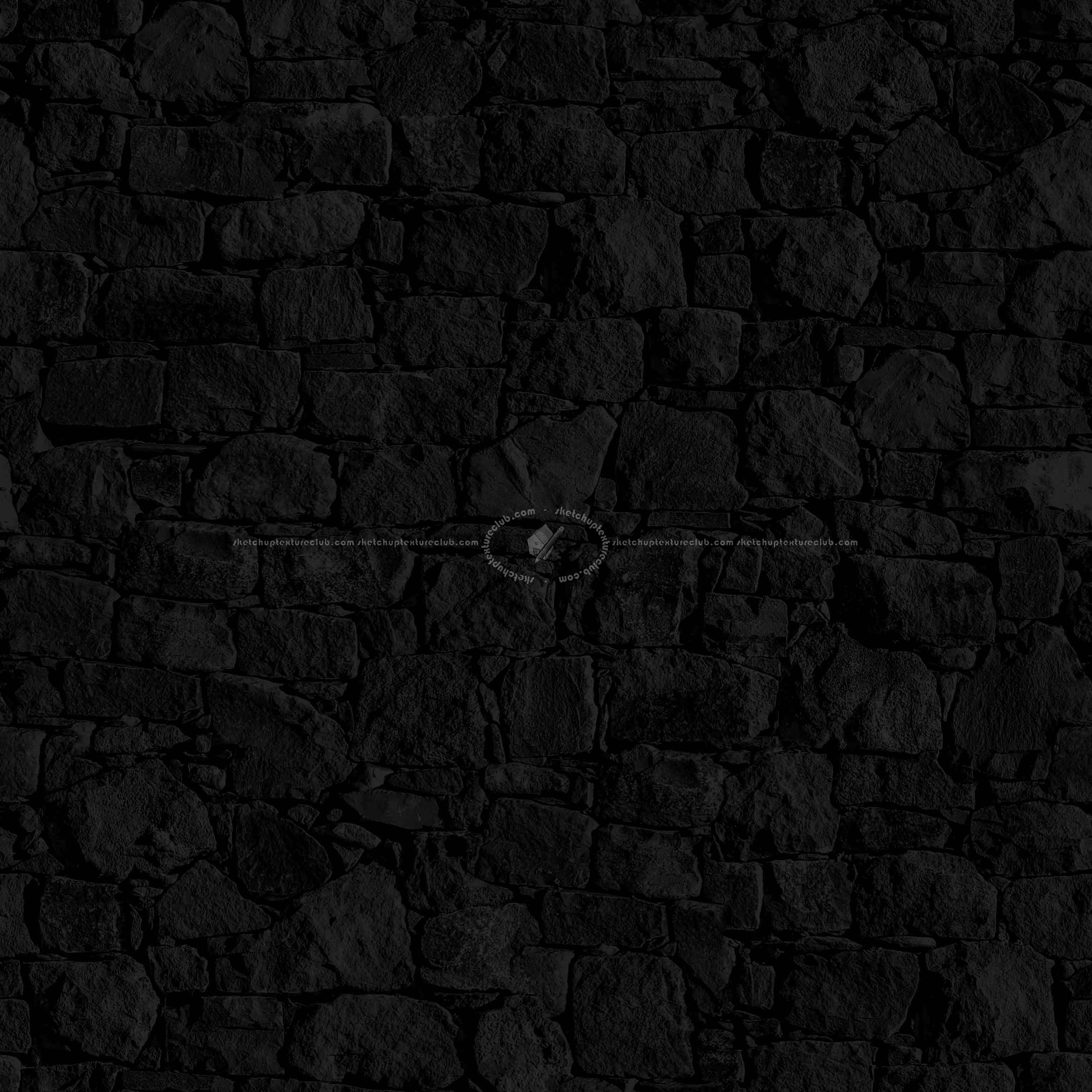 Textures   -   ARCHITECTURE   -   STONES WALLS   -   Stone walls  - Old wall stone texture seamless 08500 - Specular