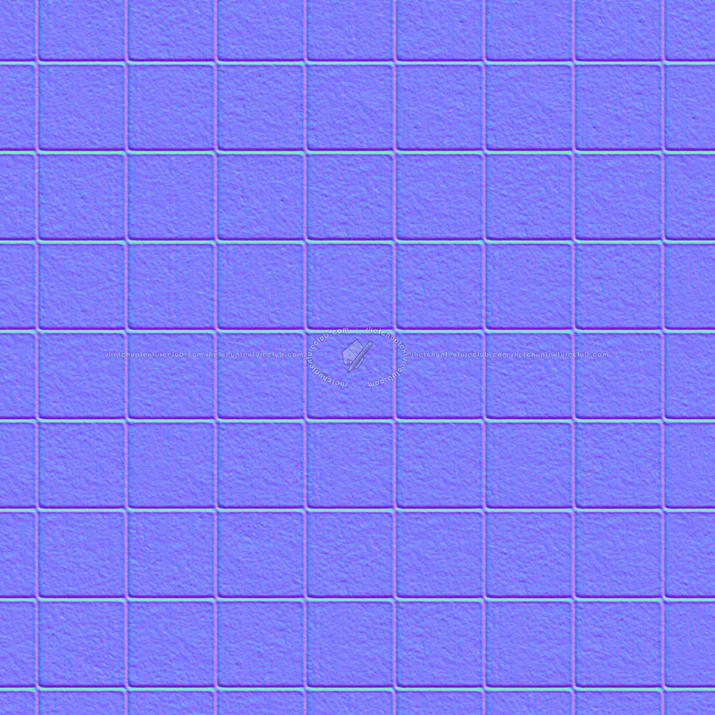 Textures - ARCHITECTURE - PAVING OUTDOOR - Concrete - Blocks regular - Paving outdoor concrete regular block texture seamless 05737 - Normal