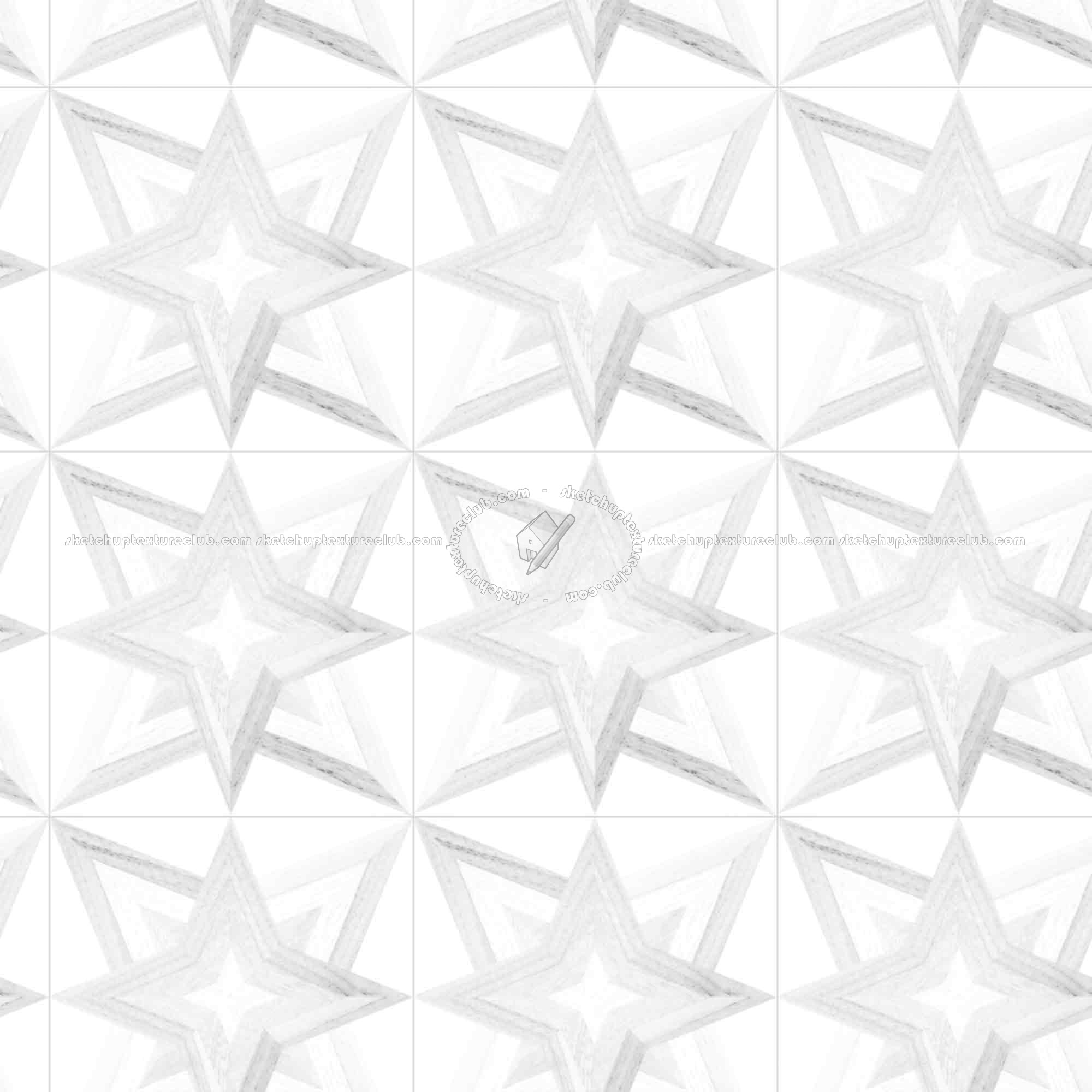 Textures   -   ARCHITECTURE   -   WOOD FLOORS   -   Geometric pattern  - Parquet geometric pattern texture seamless 04834 - Ambient occlusion