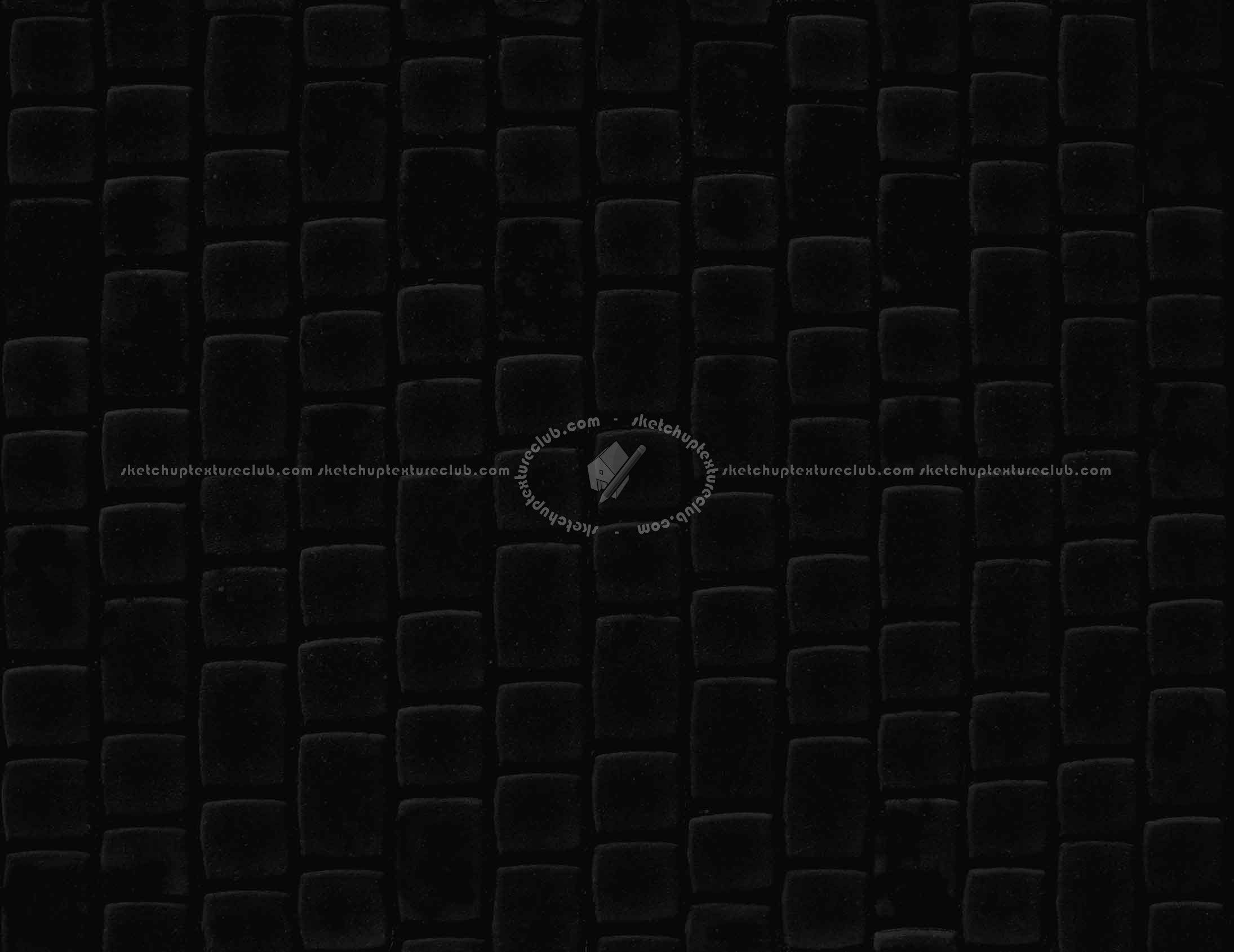 Textures   -   ARCHITECTURE   -   ROADS   -   Paving streets   -   Cobblestone  - Street paving cobblestone texture seamless 18096 - Specular