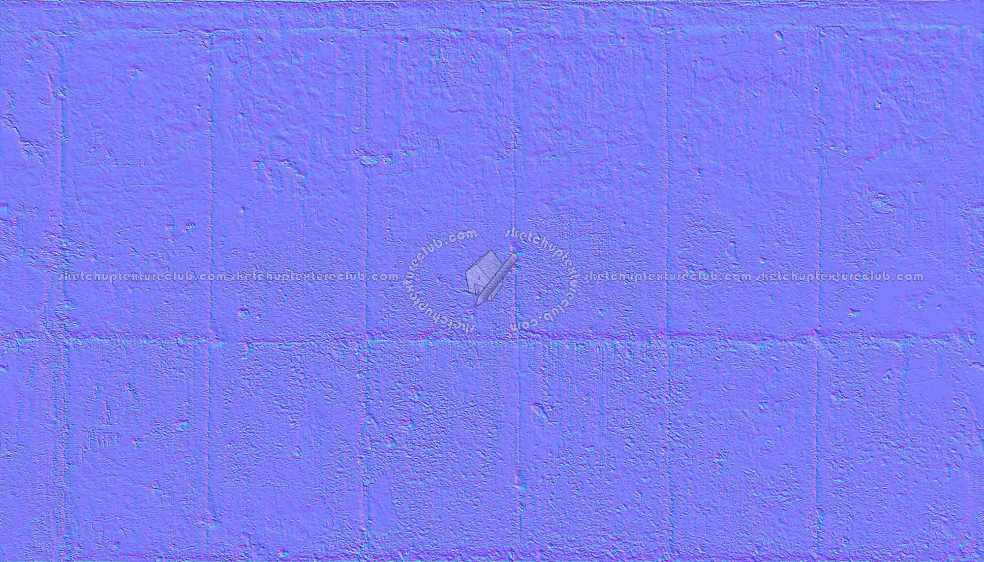 Textures   -   ARCHITECTURE   -   CONCRETE   -   Plates   -   Dirty  - Concrete dirt plates wall texture seamless 18678 - Normal