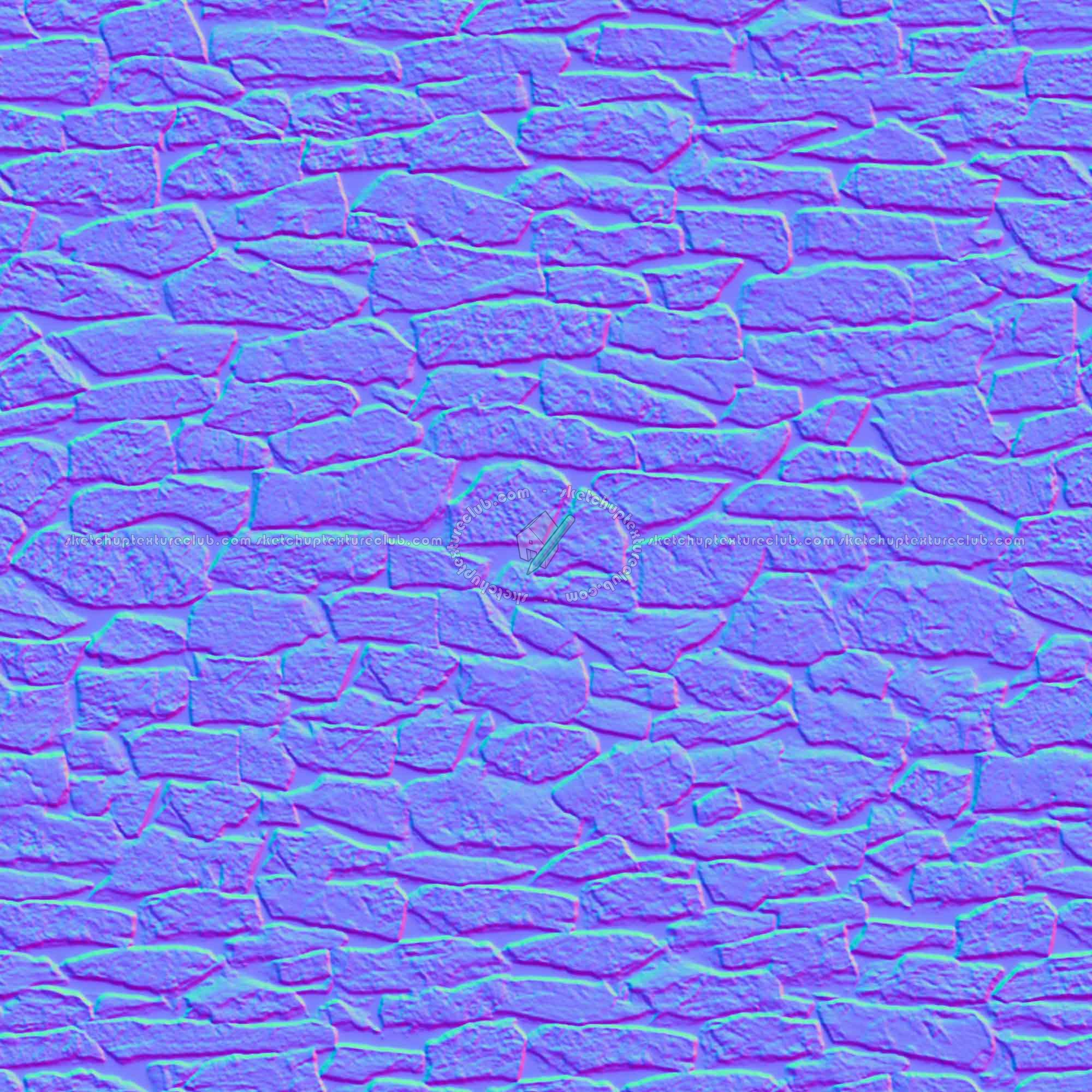Textures   -   ARCHITECTURE   -   STONES WALLS   -   Stone walls  - Old wall stone texture seamless 08502 - Normal