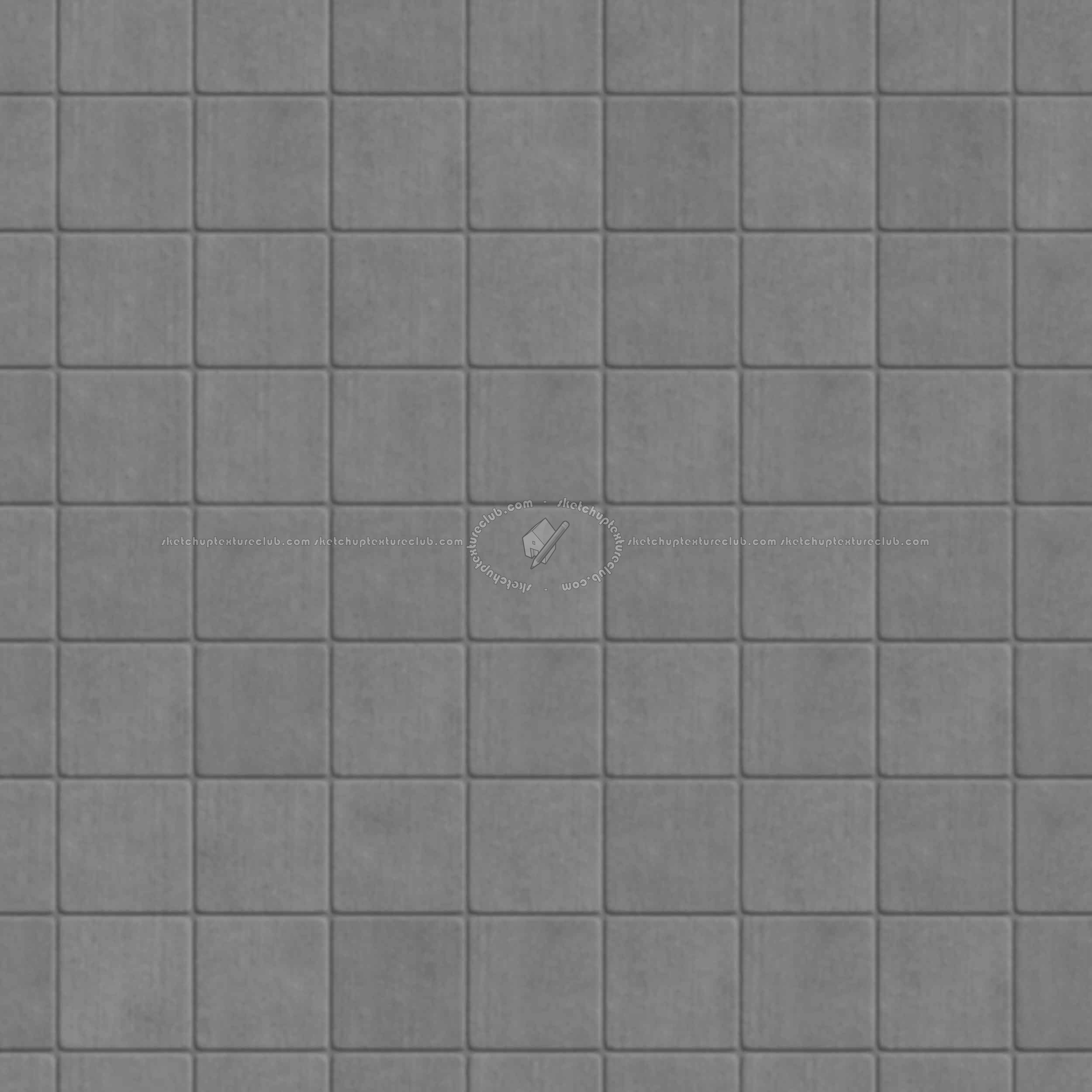 Textures   -   ARCHITECTURE   -   PAVING OUTDOOR   -   Concrete   -   Blocks regular  - Paving outdoor concrete regular block texture seamless 05739 - Displacement