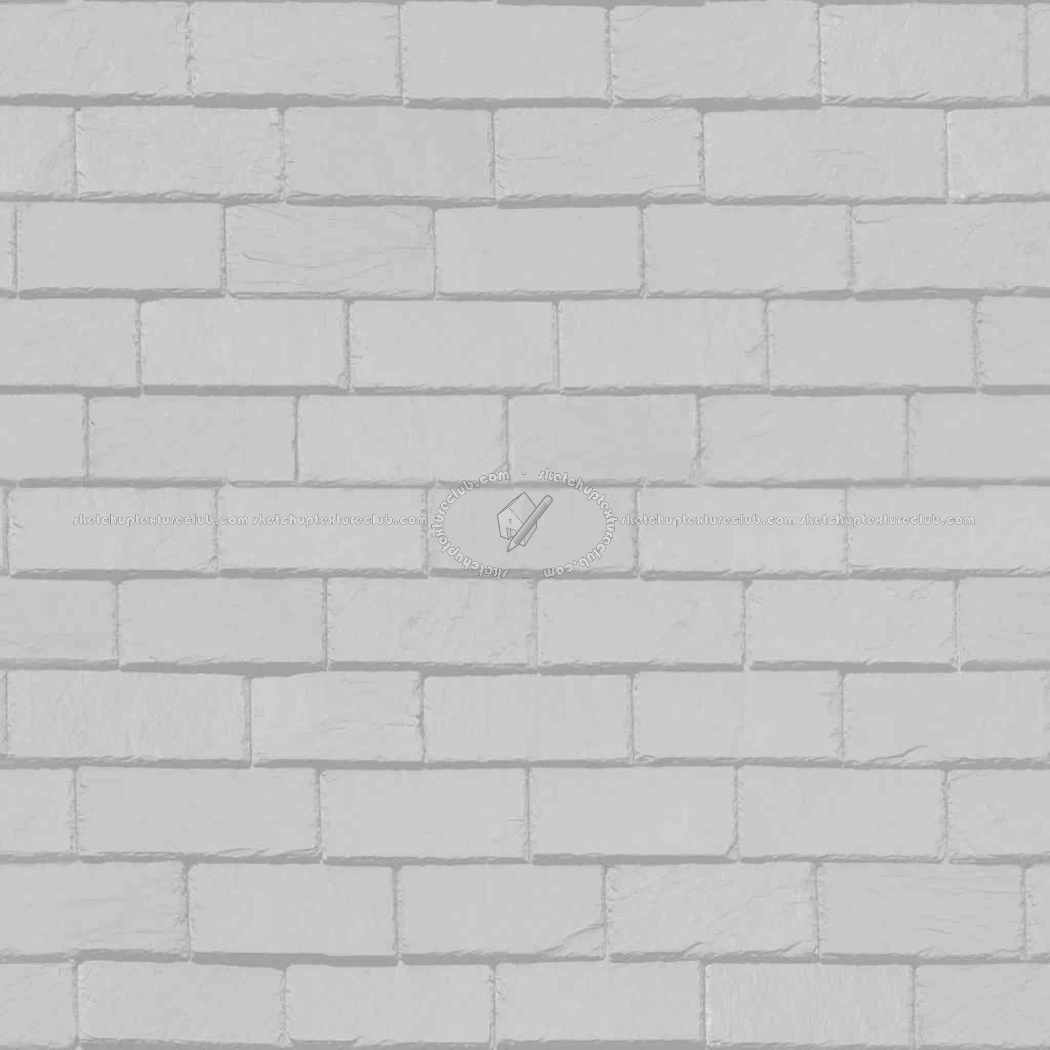 Textures   -   ARCHITECTURE   -   ROOFINGS   -   Slate roofs  - Slate roofing texture seamless 04008 - Bump