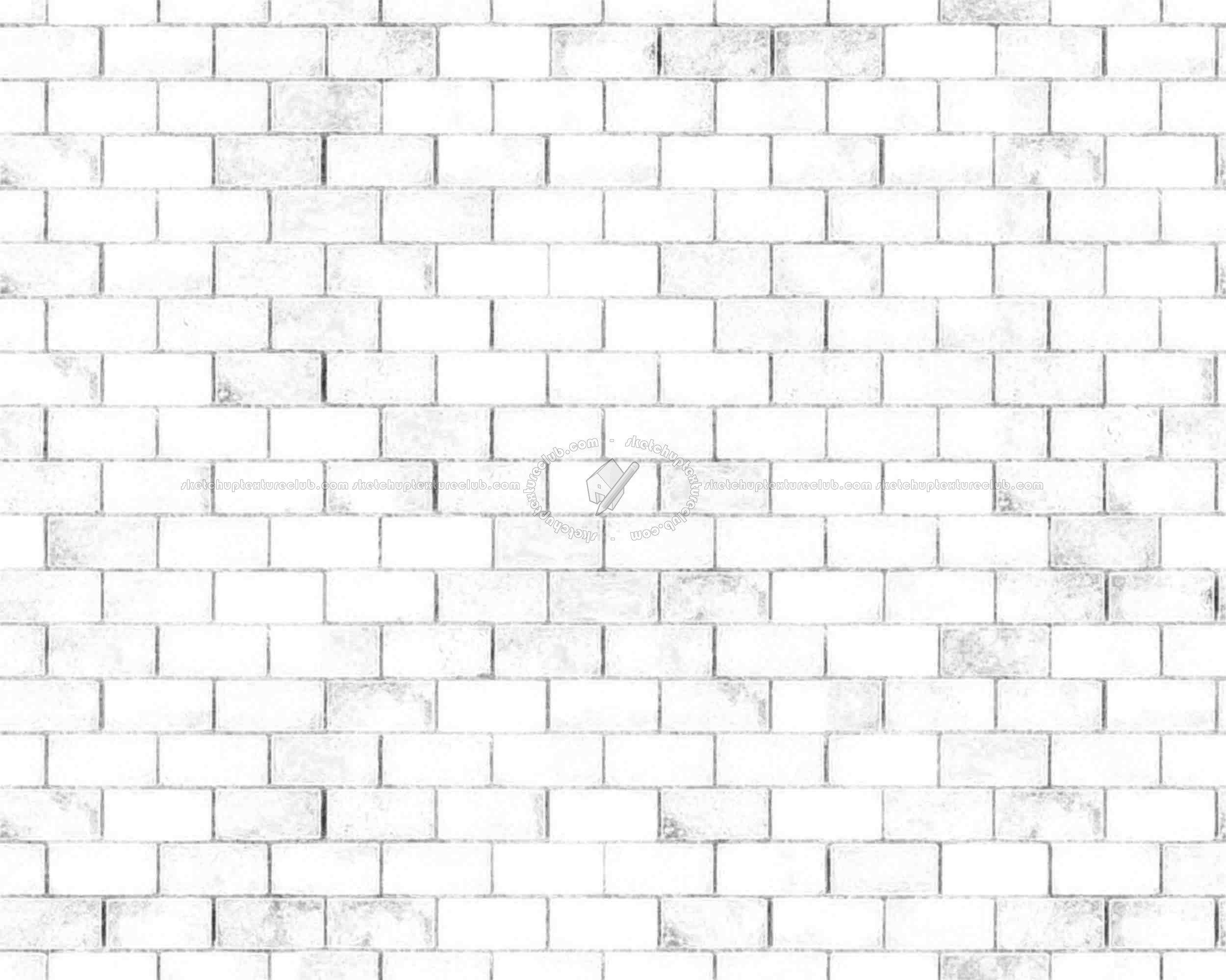 Textures   -   ARCHITECTURE   -   STONES WALLS   -   Claddings stone   -   Interior  - Brick mosaic wall cladding limestone texture seamless 20879 - Ambient occlusion