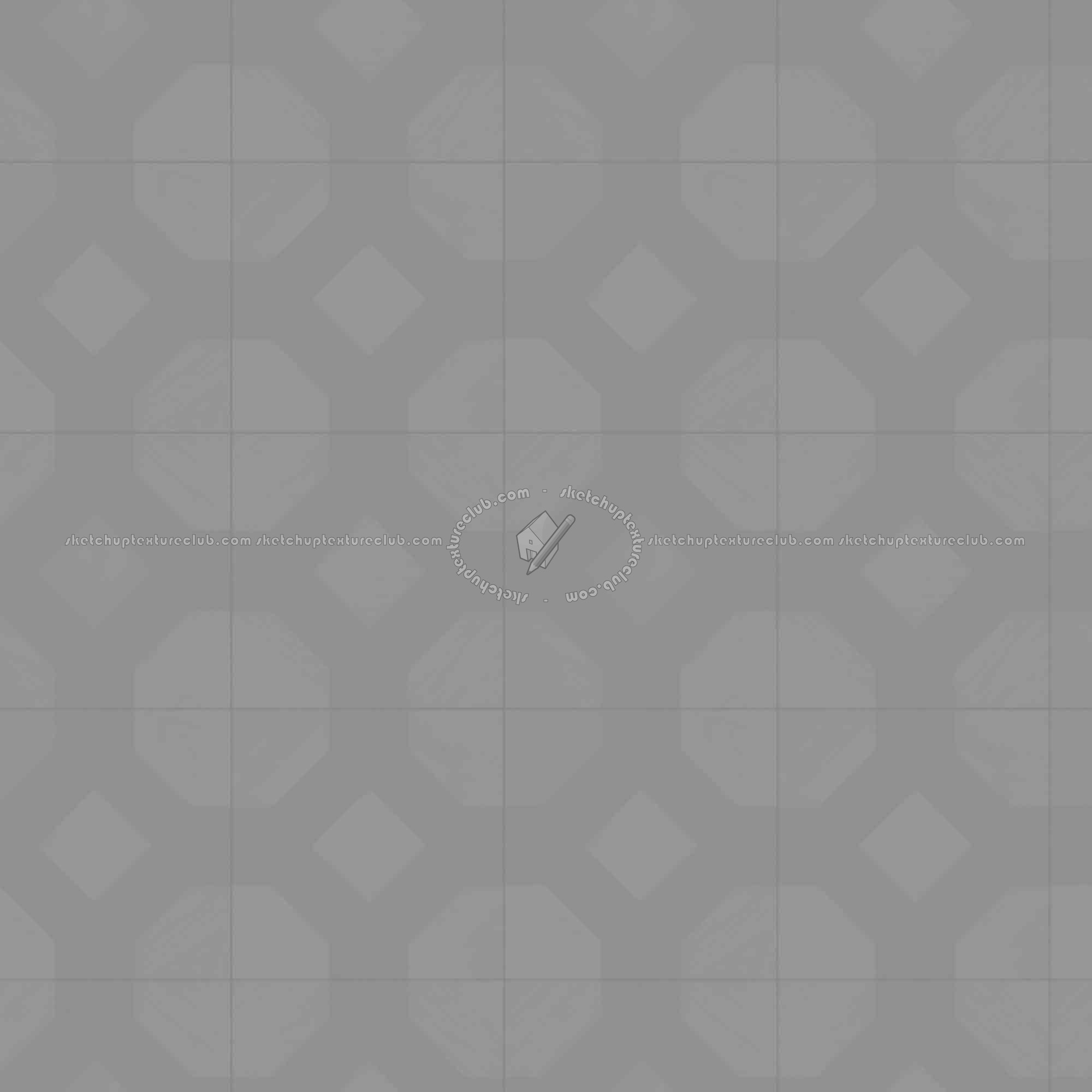 Textures   -   ARCHITECTURE   -   WOOD FLOORS   -   Geometric pattern  - Parquet geometric pattern texture seamless 04836 - Displacement