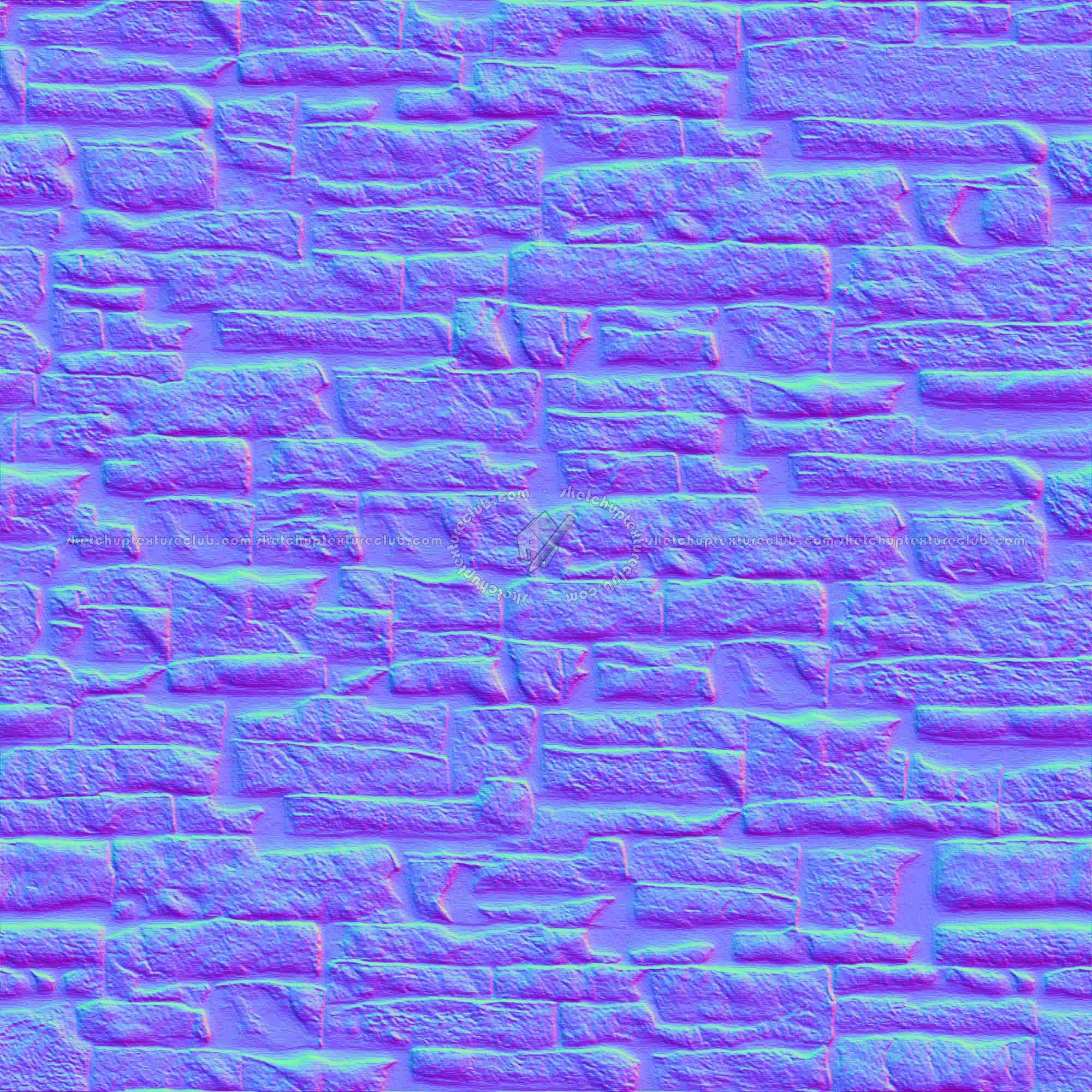 Textures   -   ARCHITECTURE   -   STONES WALLS   -   Stone blocks  - Retaining wall stone blocks texture seamless 20885 - Normal