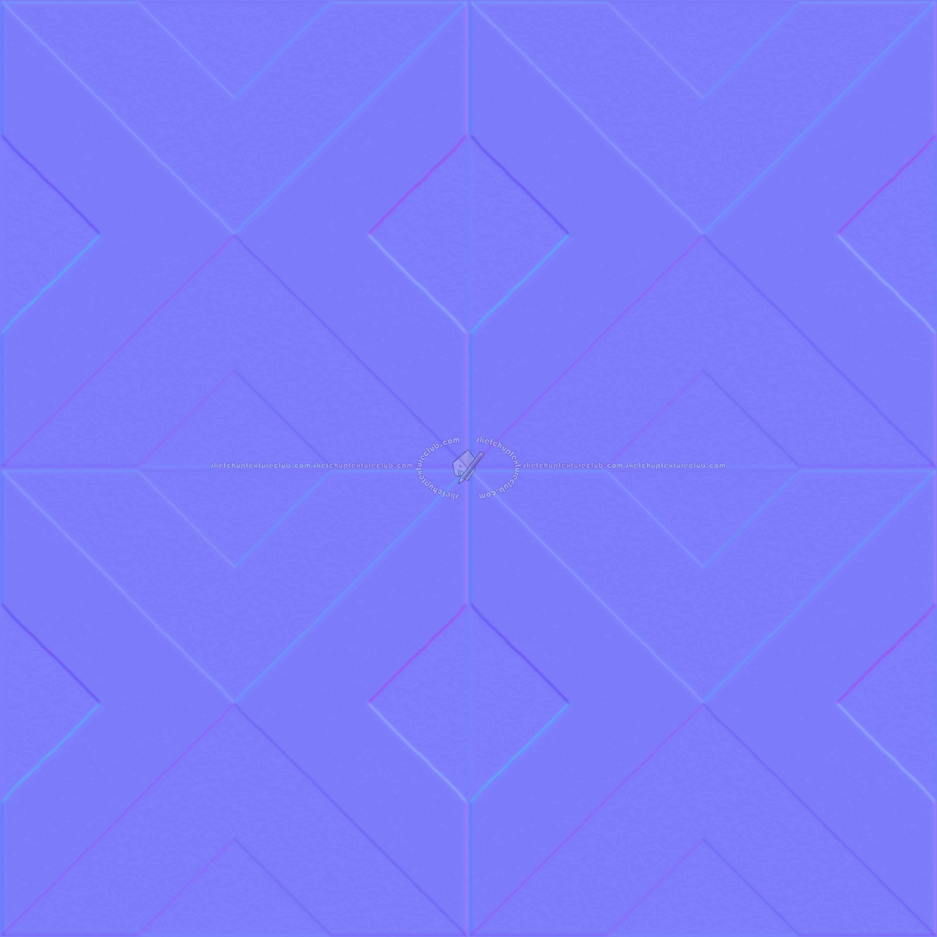 Textures   -   ARCHITECTURE   -   TILES INTERIOR   -   Cement - Encaustic   -   Cement  - cementine tiles Pbr texture seamless 22109 - Normal