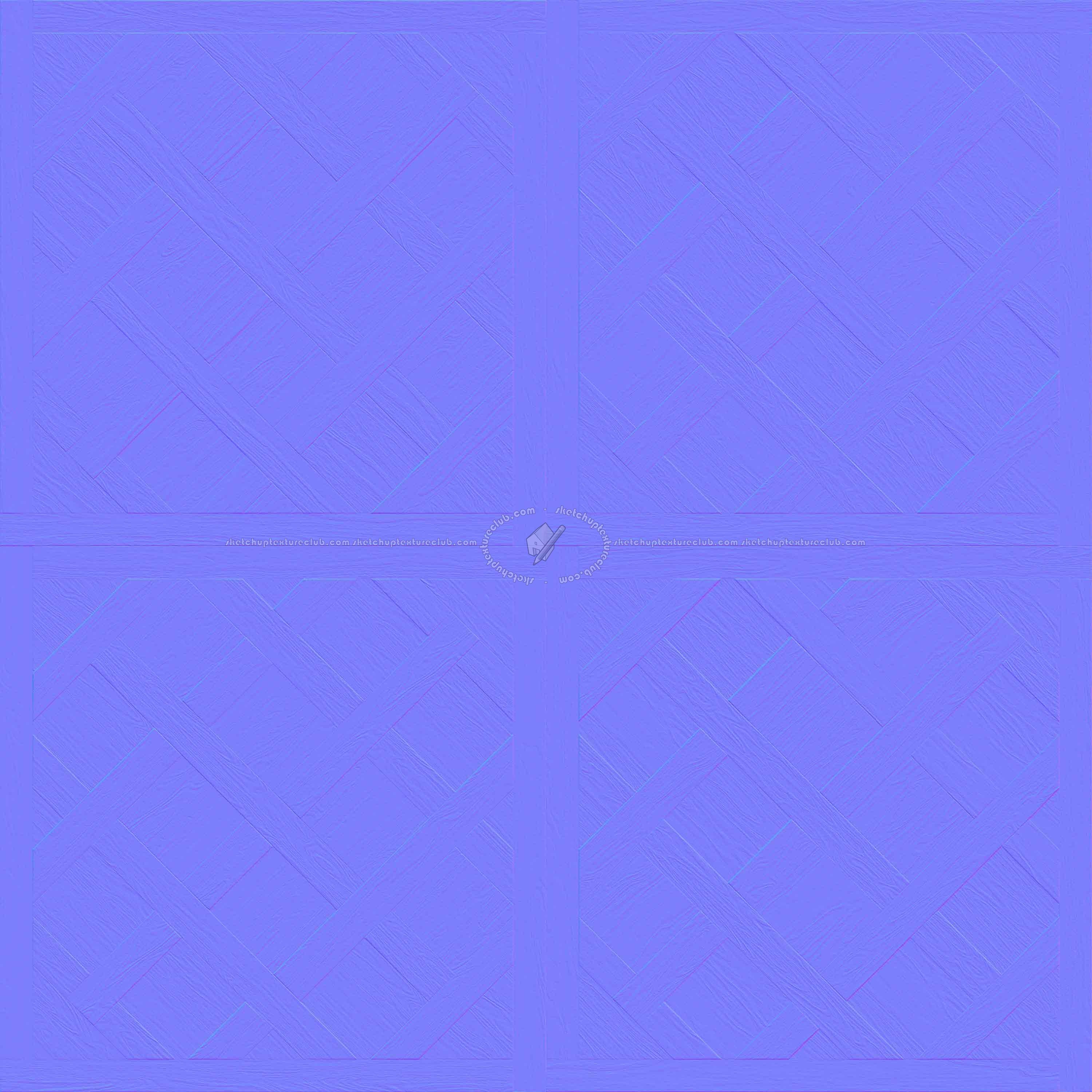 Textures   -   ARCHITECTURE   -   WOOD FLOORS   -   Geometric pattern  - Parquet geometric pattern texture seamless 04837 - Normal