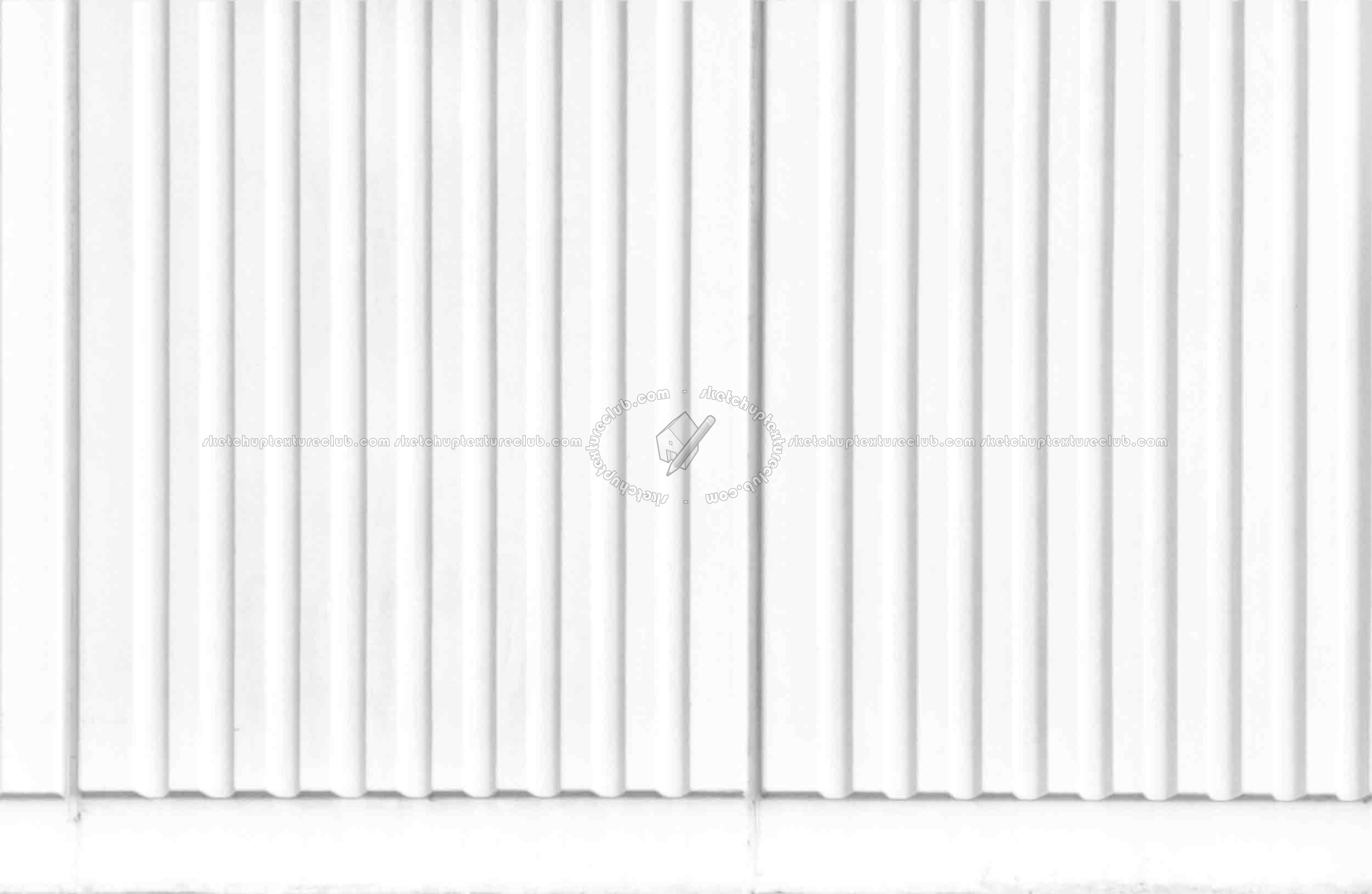 Textures - ARCHITECTURE - CONCRETE - Plates - Clean - White painted concrete clean plates wall texture seamless 19263 - Ambient occlusion