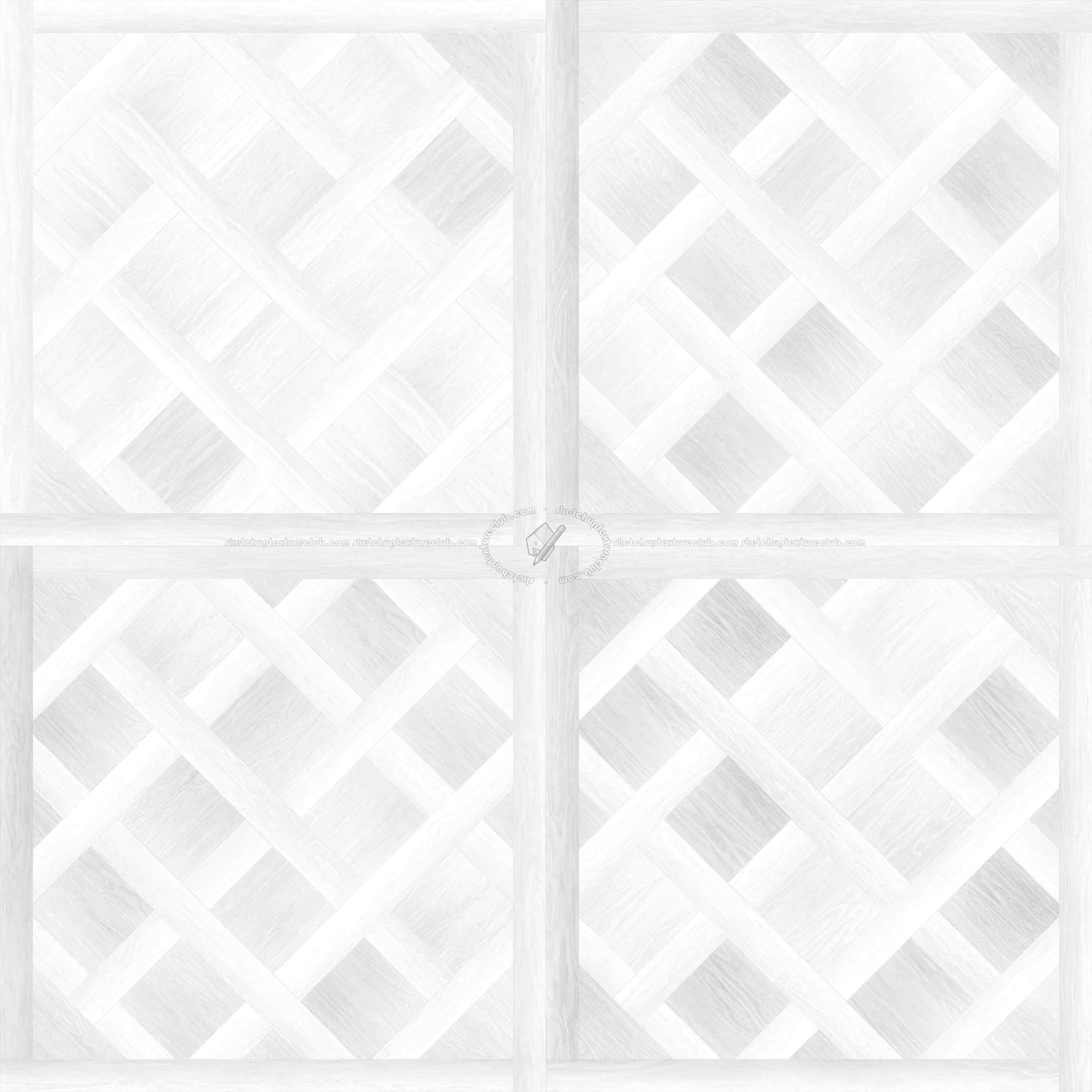 Textures   -   ARCHITECTURE   -   WOOD FLOORS   -   Geometric pattern  - Parquet geometric pattern texture seamless 04838 - Ambient occlusion