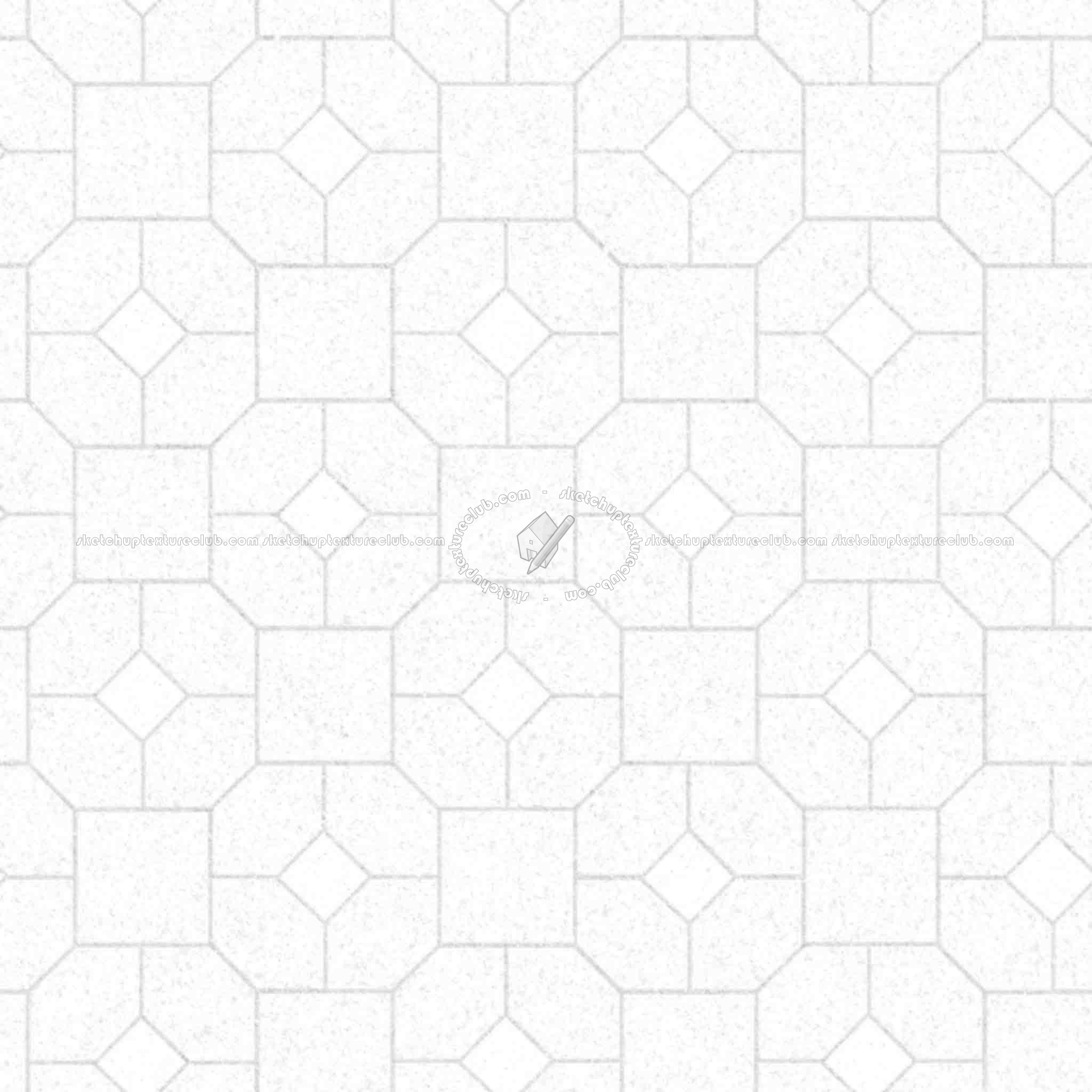 Textures   -   ARCHITECTURE   -   PAVING OUTDOOR   -   Pavers stone   -   Blocks mixed  - Pavers stone mixed size texture seamless 06203 - Ambient occlusion