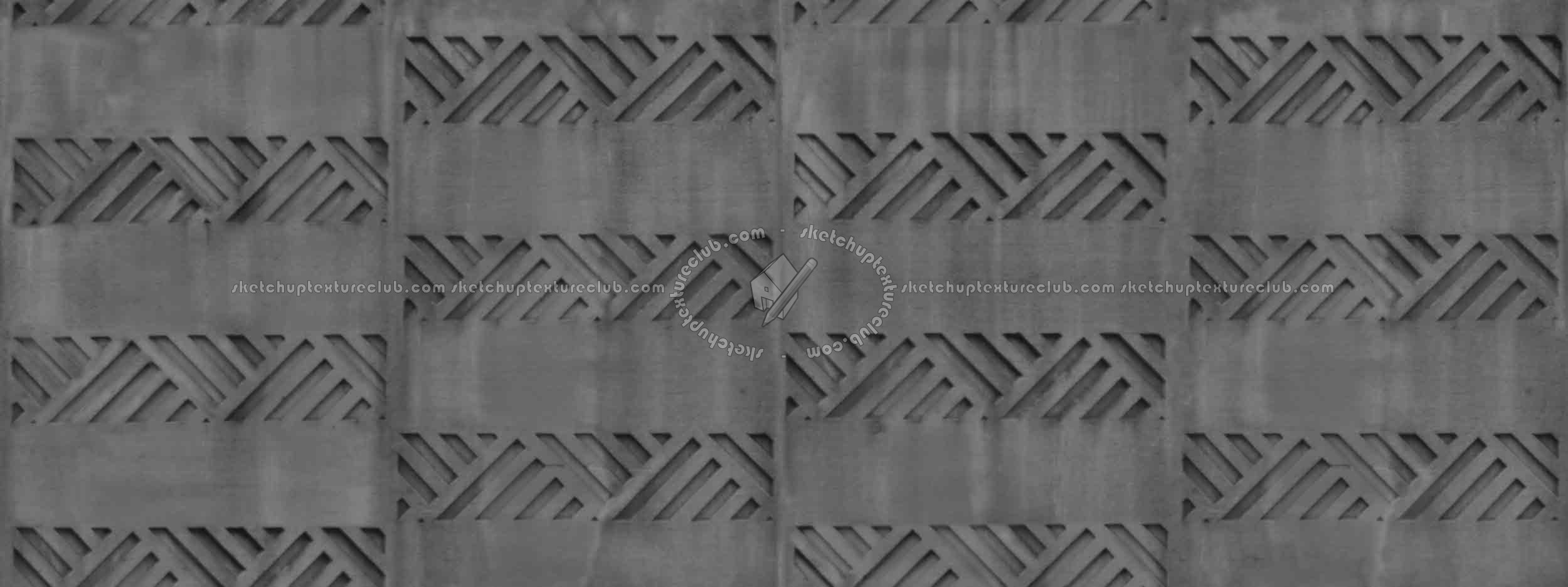 Textures   -   ARCHITECTURE   -   CONCRETE   -   Plates   -   Dirty  - Dirty concrete retaining wall texture seamless 19014 - Displacement