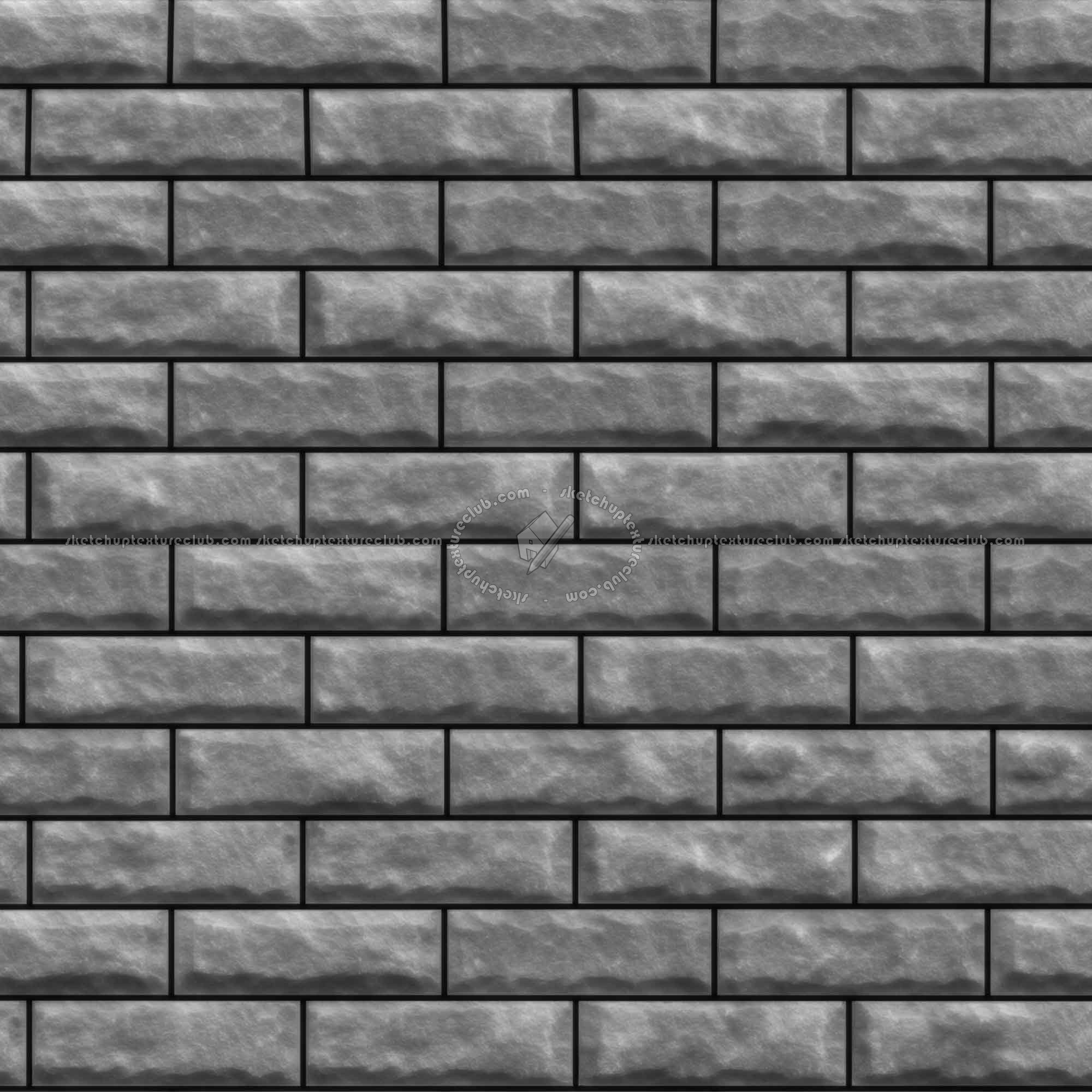 Textures   -   ARCHITECTURE   -   STONES WALLS   -   Stone blocks  - Stone walling texture seamless 20910 - Displacement