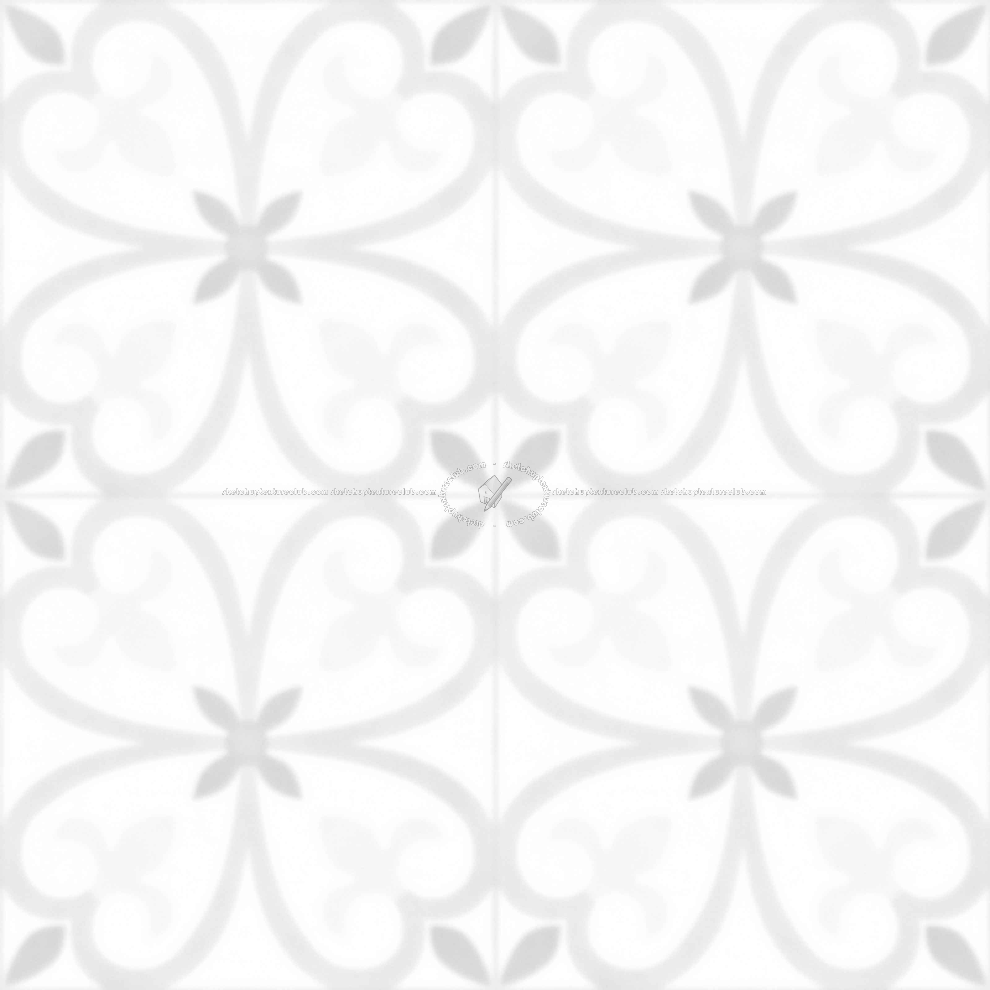 Textures   -   ARCHITECTURE   -   TILES INTERIOR   -   Cement - Encaustic   -   Cement  - cementine tiles Pbr texture seamless 22112 - Ambient occlusion